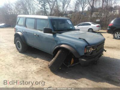 2023 Ford BRONCO Base/Big Bend, teal — VIN 1FMDE5DHXPLB01065, IAAI