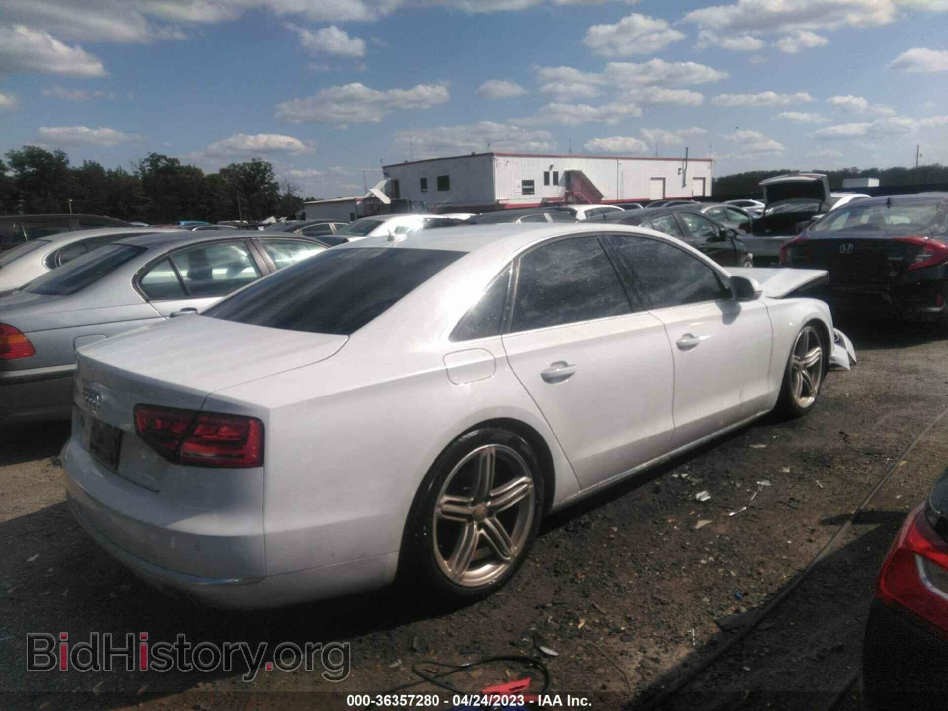 2013 AUDI A8 - VIN: WAUAGAFD1DN032154 - Фото 4