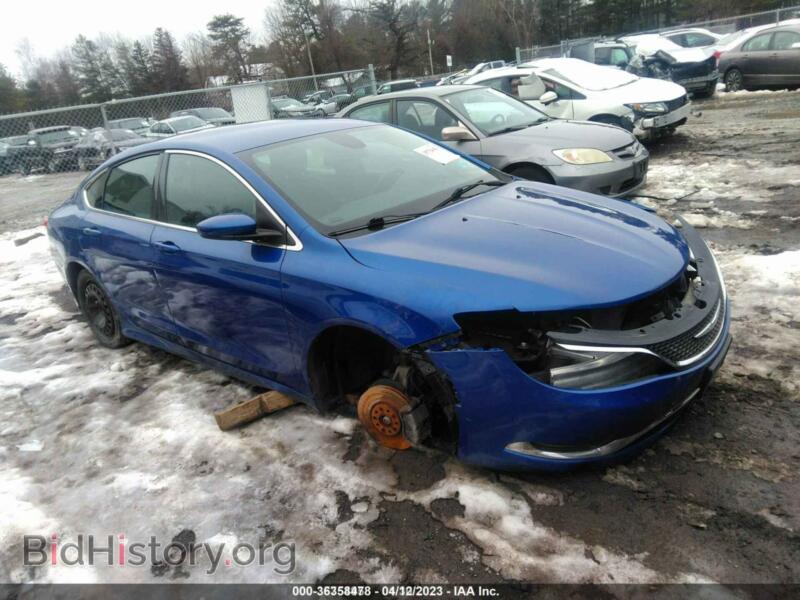 2015 Chrysler 200 Limited (VIN 1C3CCCAB0FN561403) — фото 1 из 10, IAAI, повреждение: передняя часть