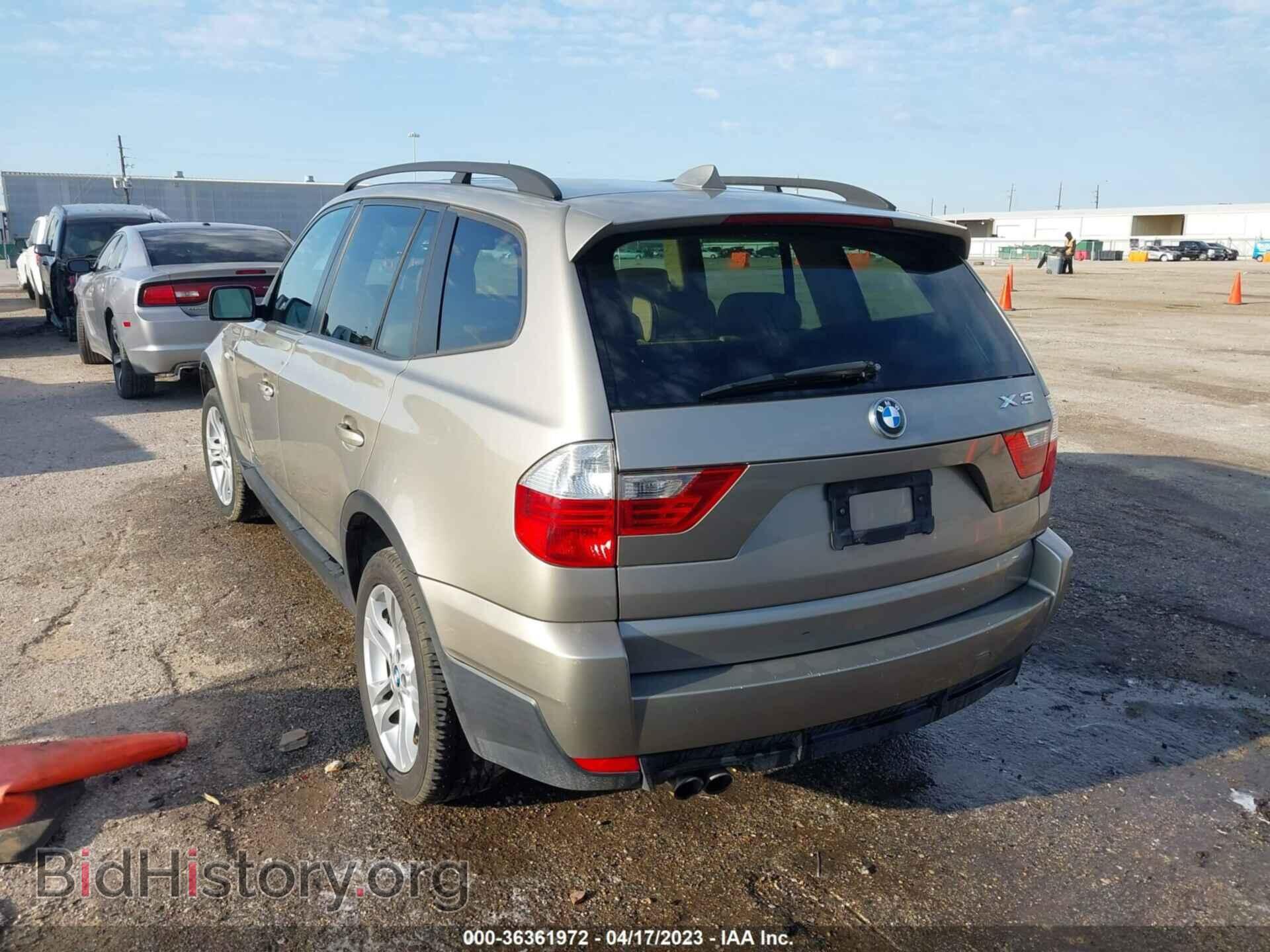 2007 BMW X3 - VIN: WBXPC93437WF23759 - Фото 3