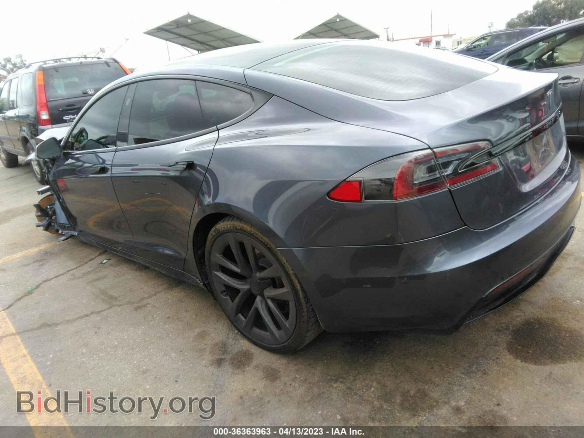 2021 TESLA MODEL S - VIN: 5YJSA1E50MF436693 - Фото 3
