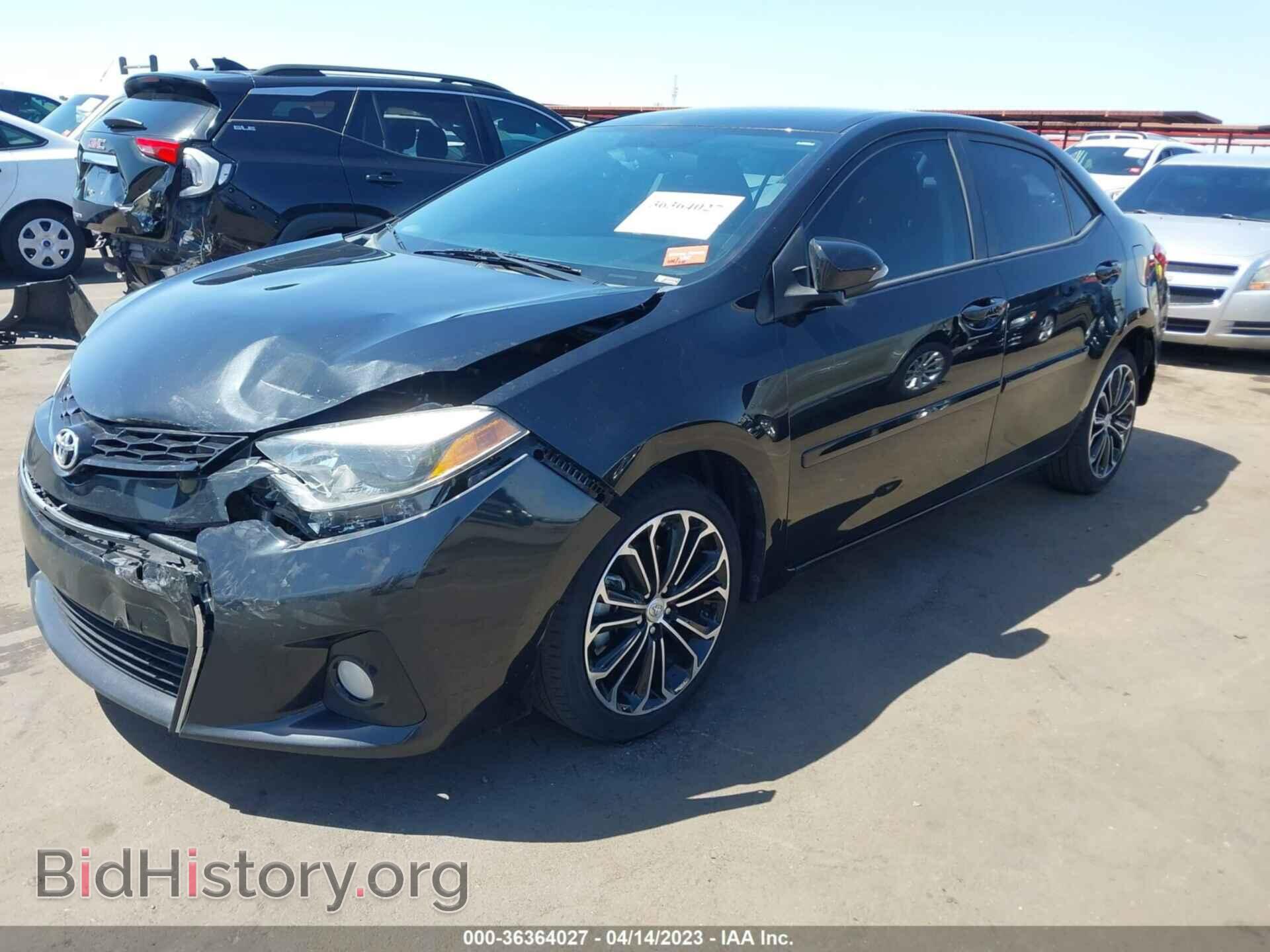 2014 TOYOTA COROLLA - VIN: 2T1BURHE5EC214609 - Фото 2