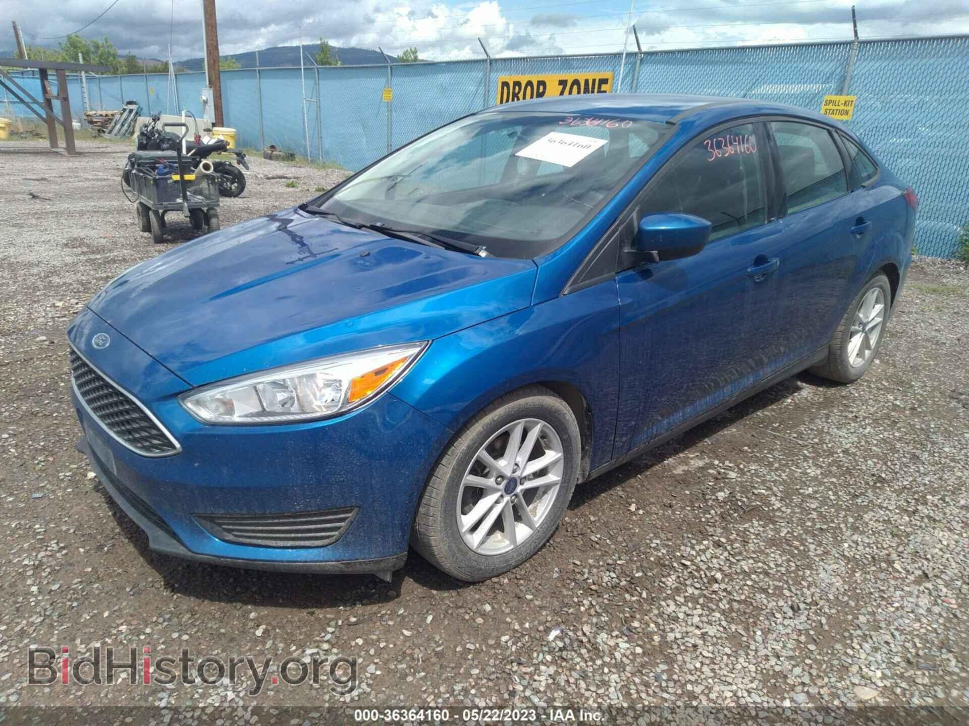 2018 FORD FOCUS - VIN: 1FADP3F24JL260463 - Фото 2