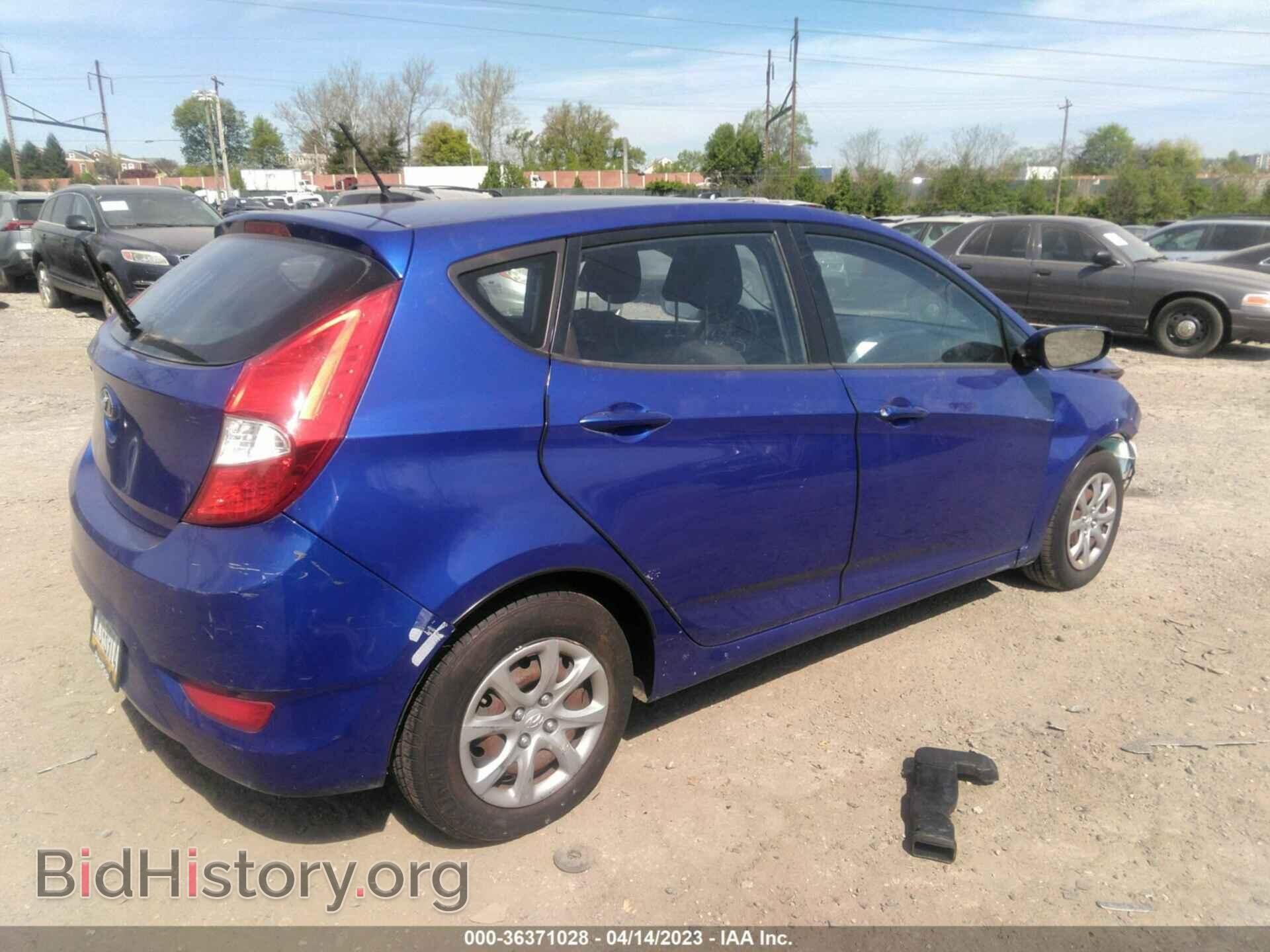 2012 HYUNDAI ACCENT - VIN: KMHCT5AE0CU052815 - Фото 4