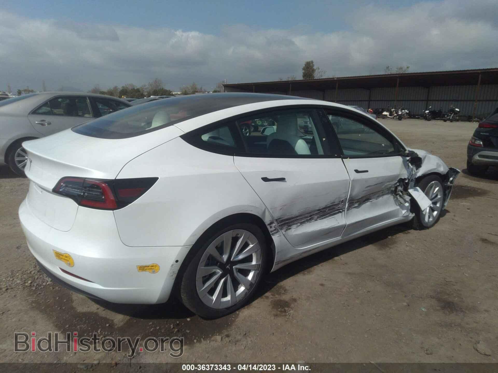 2022 TESLA MODEL 3 - VIN: 5YJ3E1EA3NF325353 - Photo 4