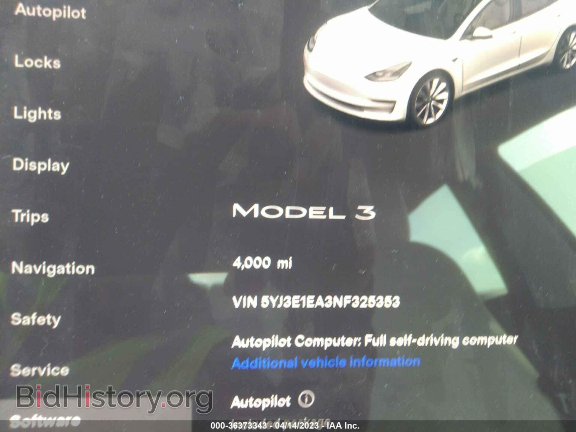 2022 TESLA MODEL 3 - VIN: 5YJ3E1EA3NF325353 - Photo 7
