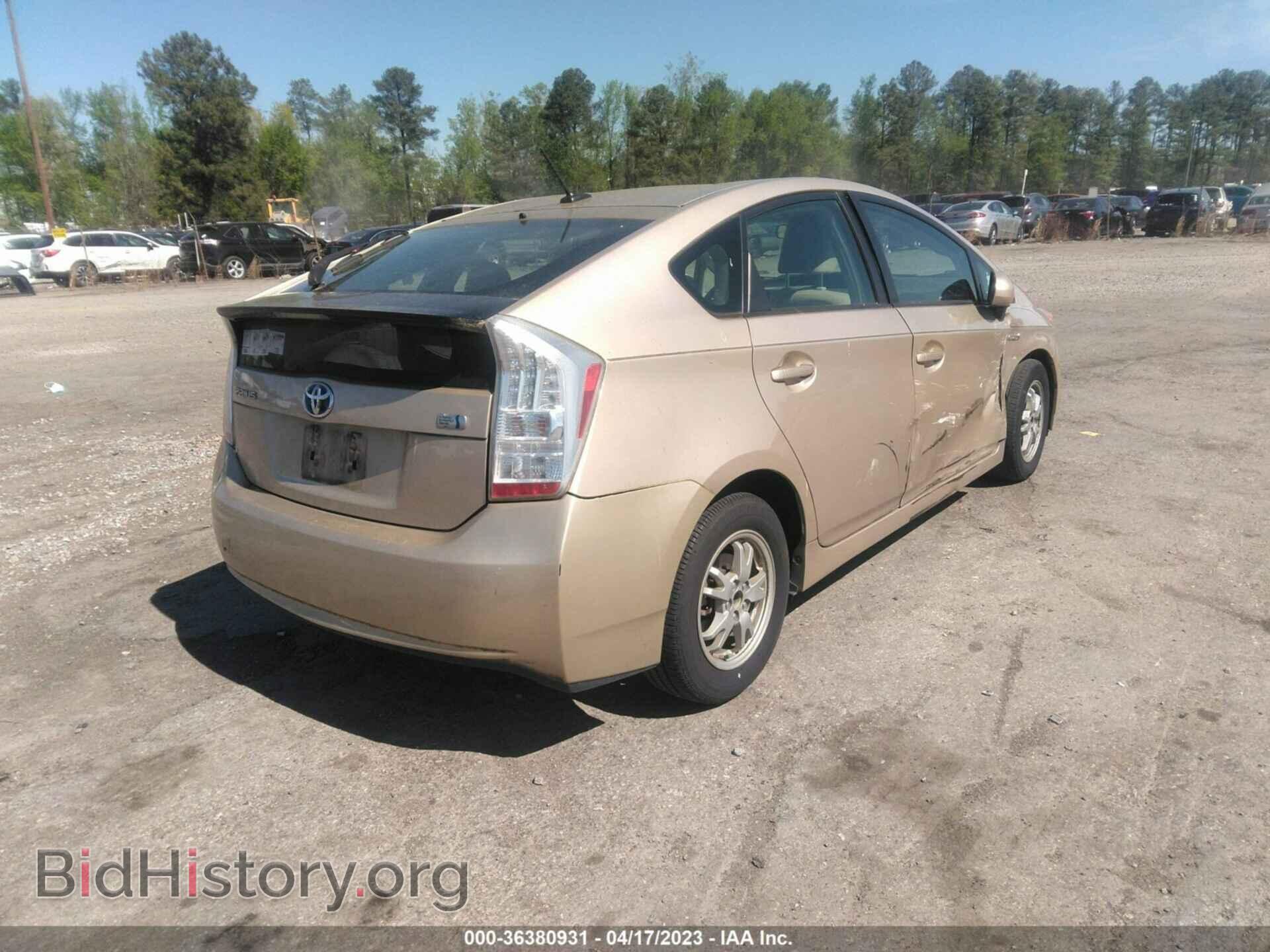 2011 TOYOTA PRIUS - VIN: JTDKN3DU9B1431295 - Фото 4