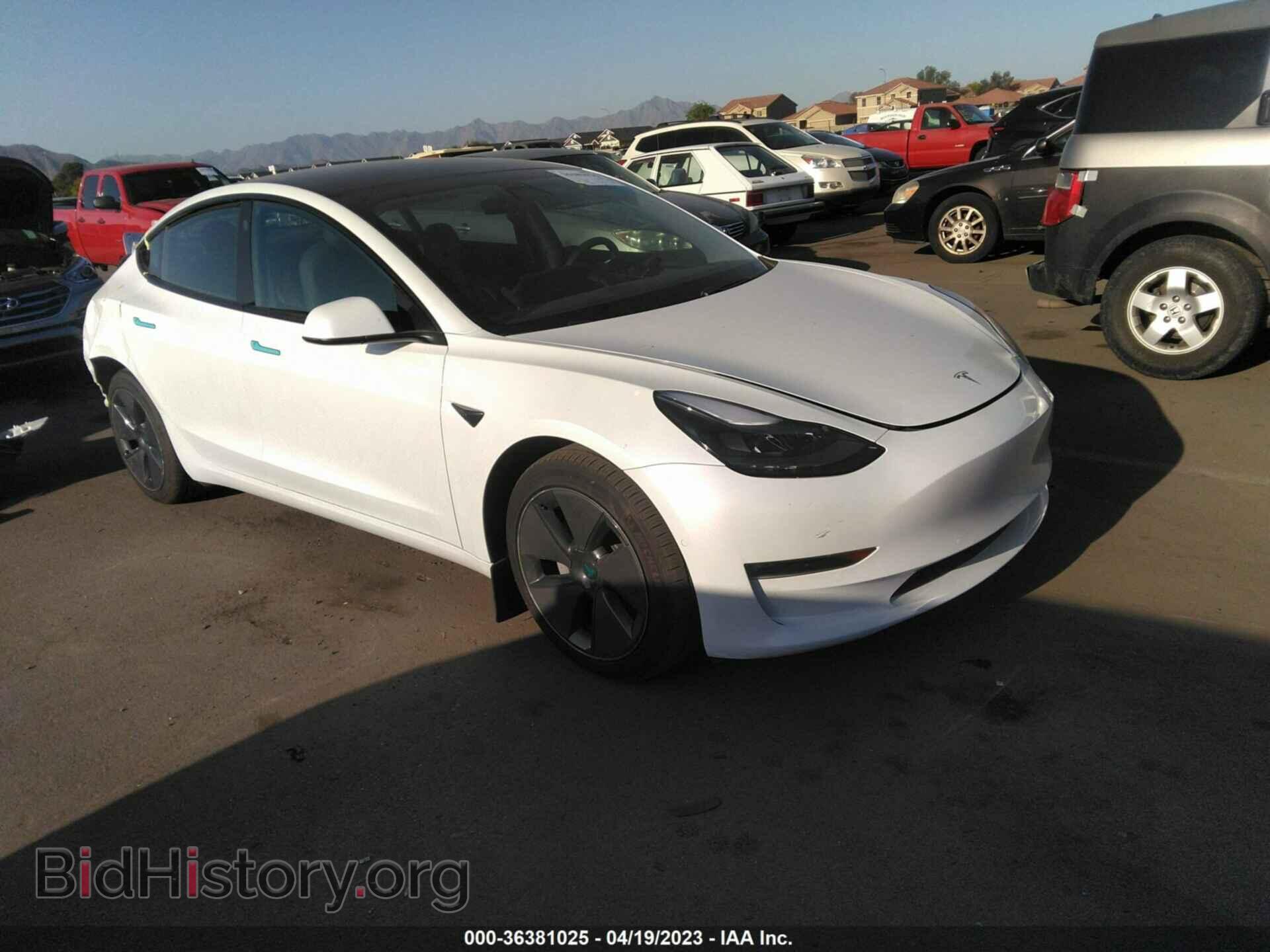 Photo 5YJ3E1EB2MF079726 - TESLA MODEL 3 2021