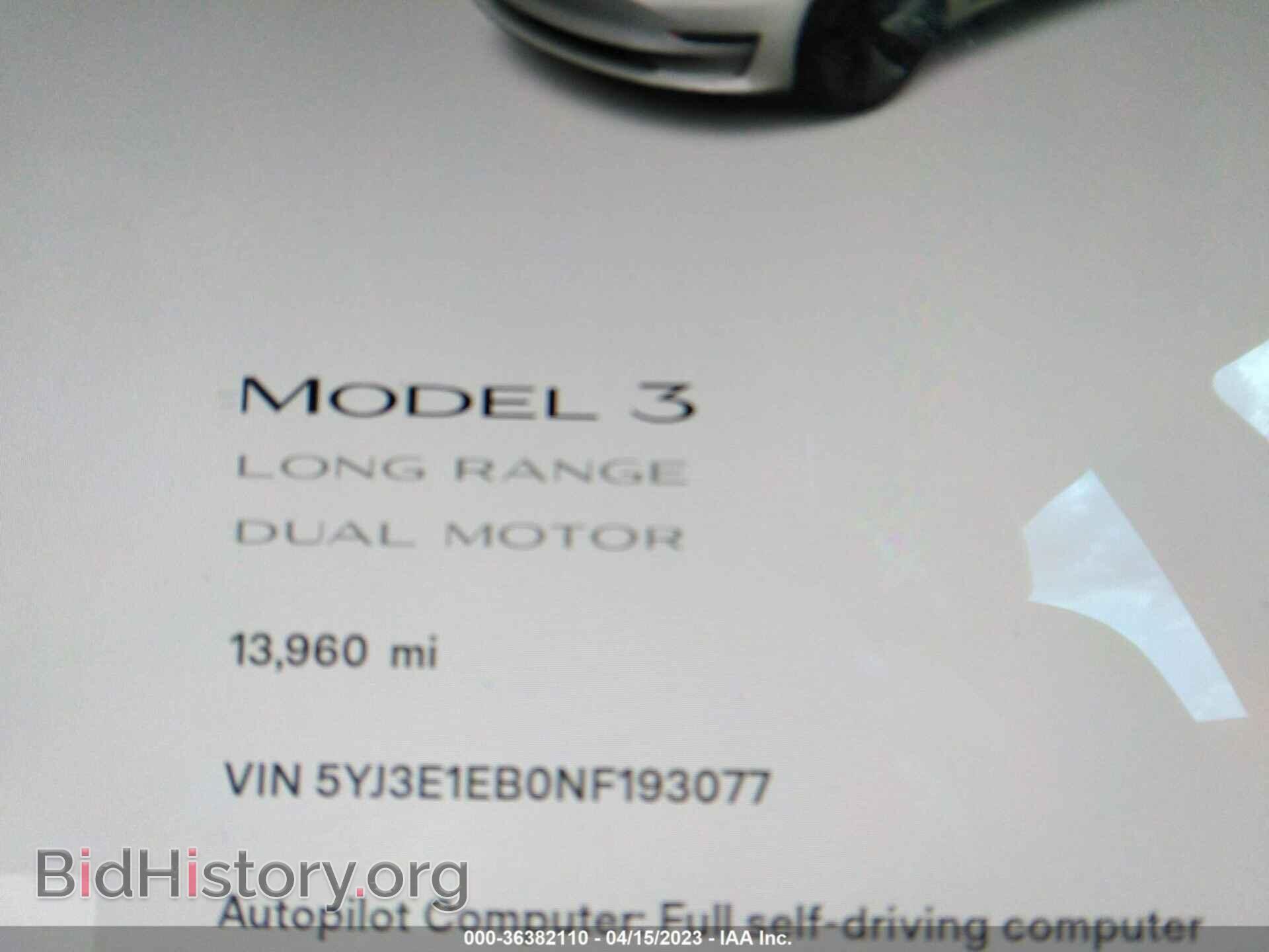 2022 TESLA MODEL 3 - VIN: 5YJ3E1EB0NF193077 - Фото 7
