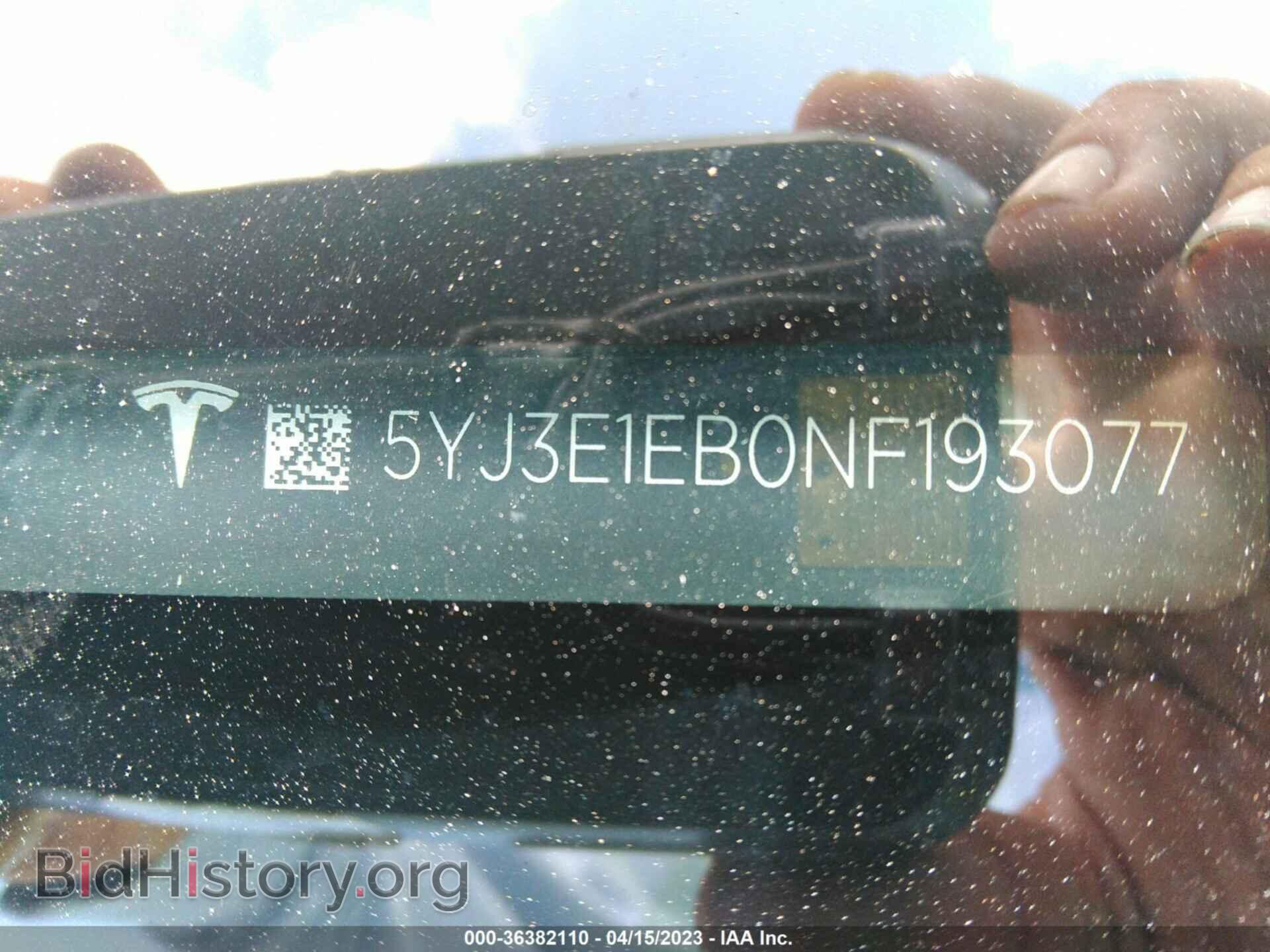 2022 TESLA MODEL 3 - VIN: 5YJ3E1EB0NF193077 - Фото 9