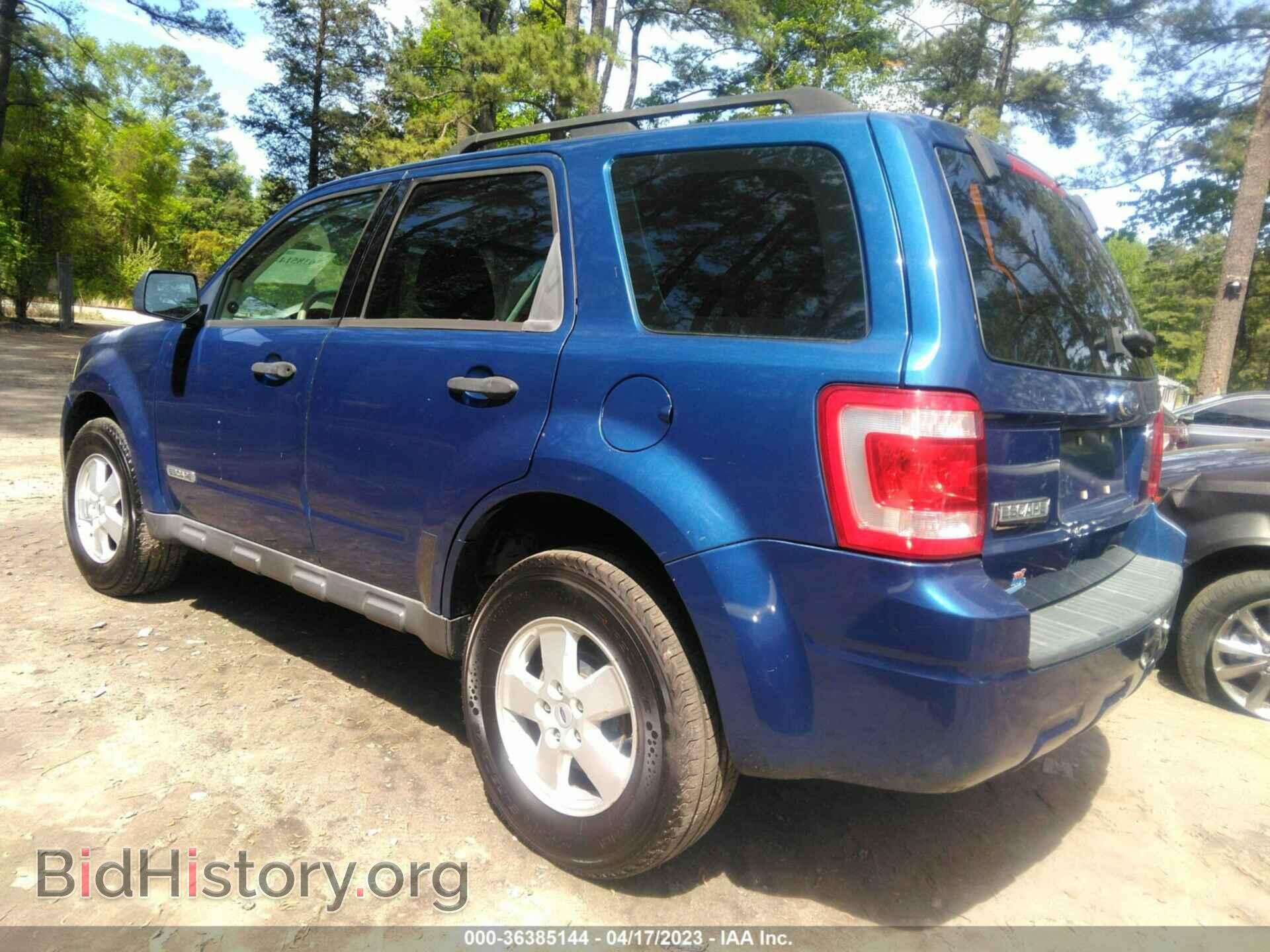 2008 FORD ESCAPE - VIN: 1FMCU02Z28KB24747 - Фото 3