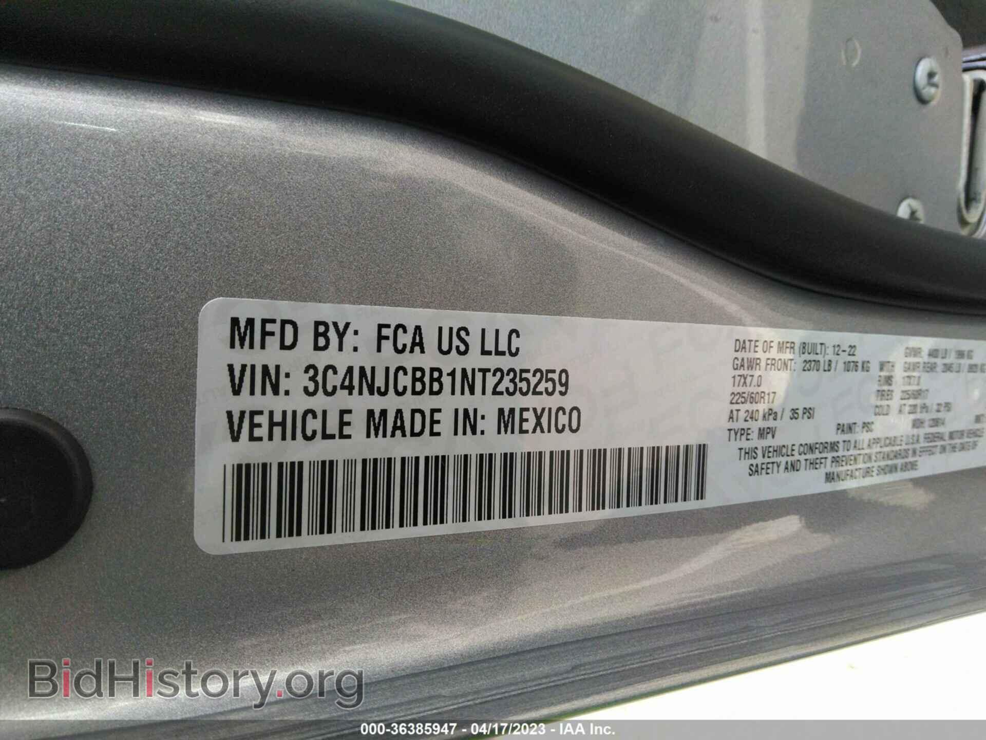 2022 JEEP COMPASS - VIN: 3C4NJCBB1NT235259 - Photo 9