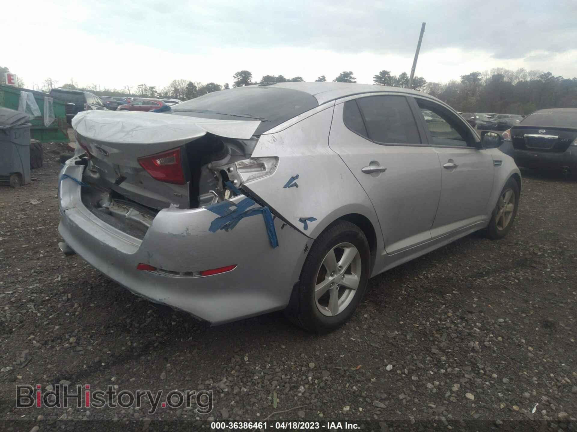 2014 KIA OPTIMA - VIN: KNAGM4A76E5458378 - Фото 4