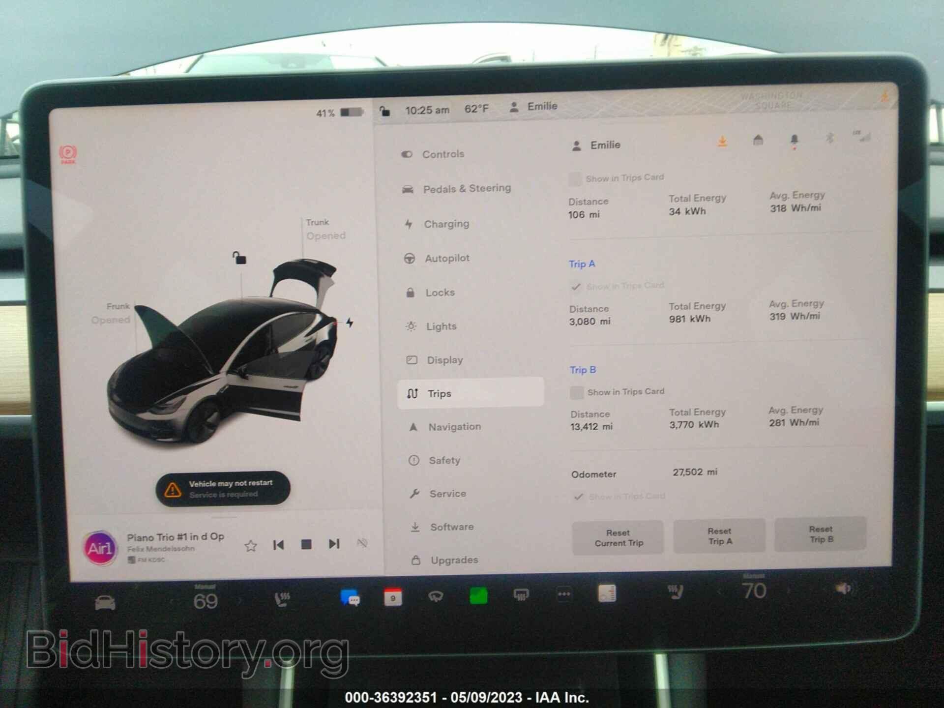 2019 TESLA MODEL 3 - VIN: 5YJ3E1EB0KF520668 - Фото 7