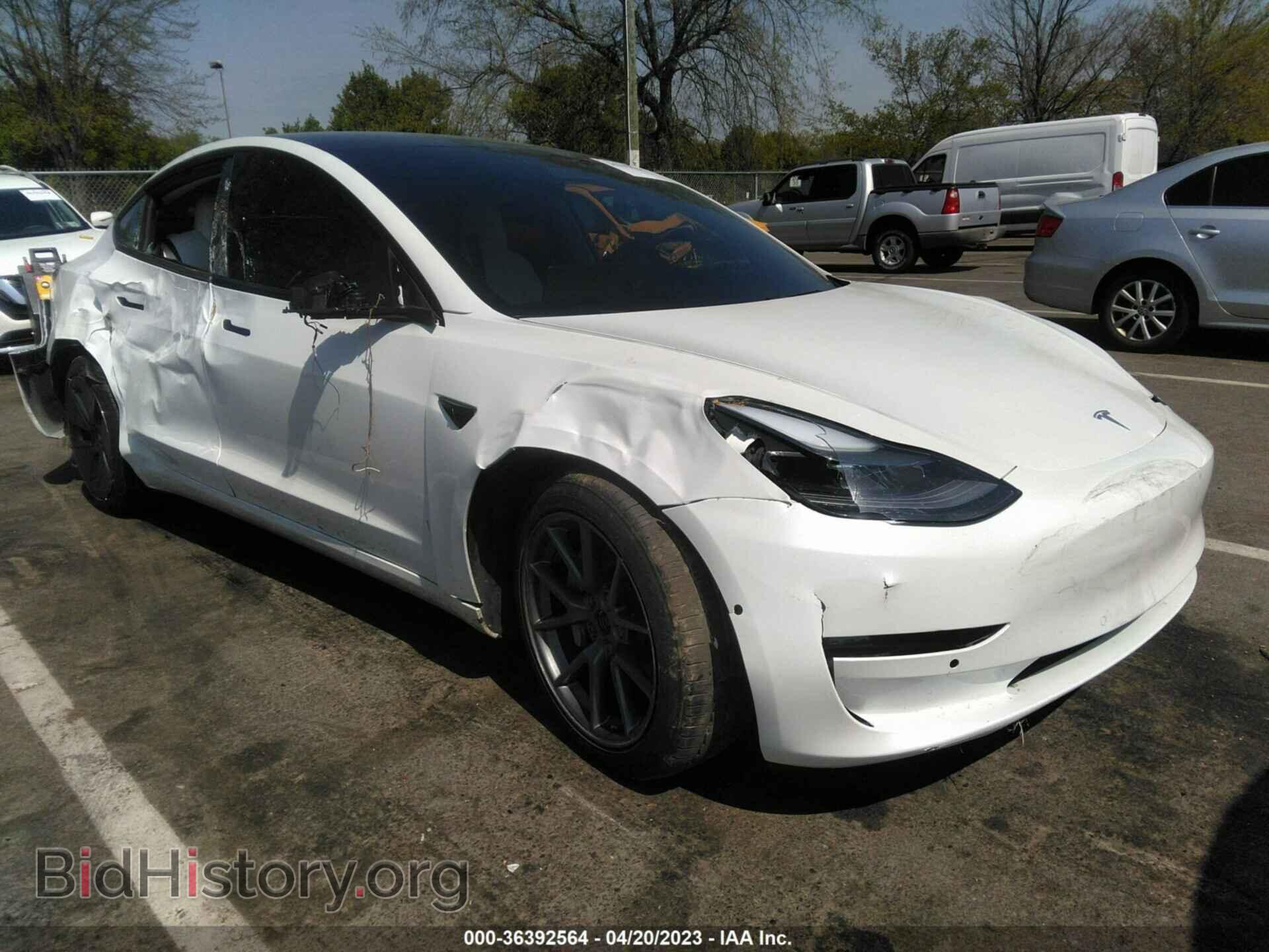 Photo 5YJ3E1EB7MF048469 - TESLA MODEL 3 2021