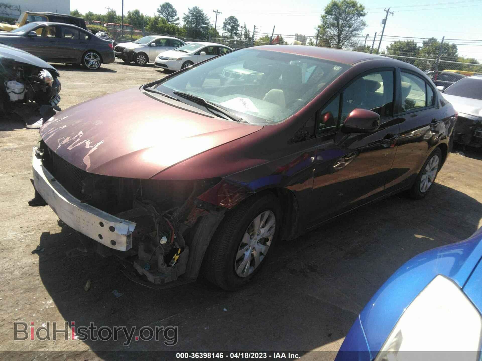 2012 HONDA CIVIC - VIN: 19XFB2F56CE033017 - Photo 2