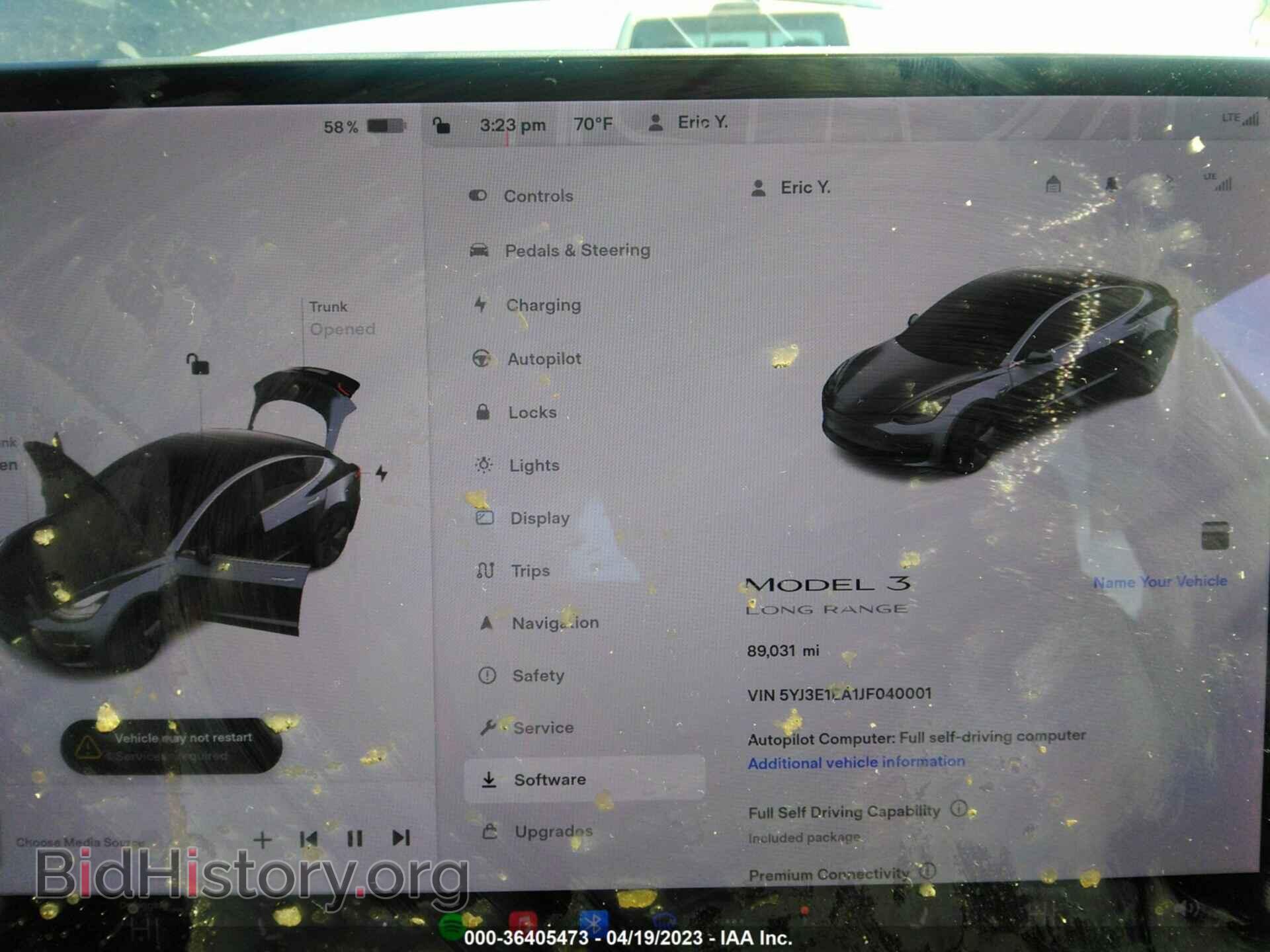 2018 TESLA MODEL 3 - VIN: 5YJ3E1EA1JF040001 - Photo 7