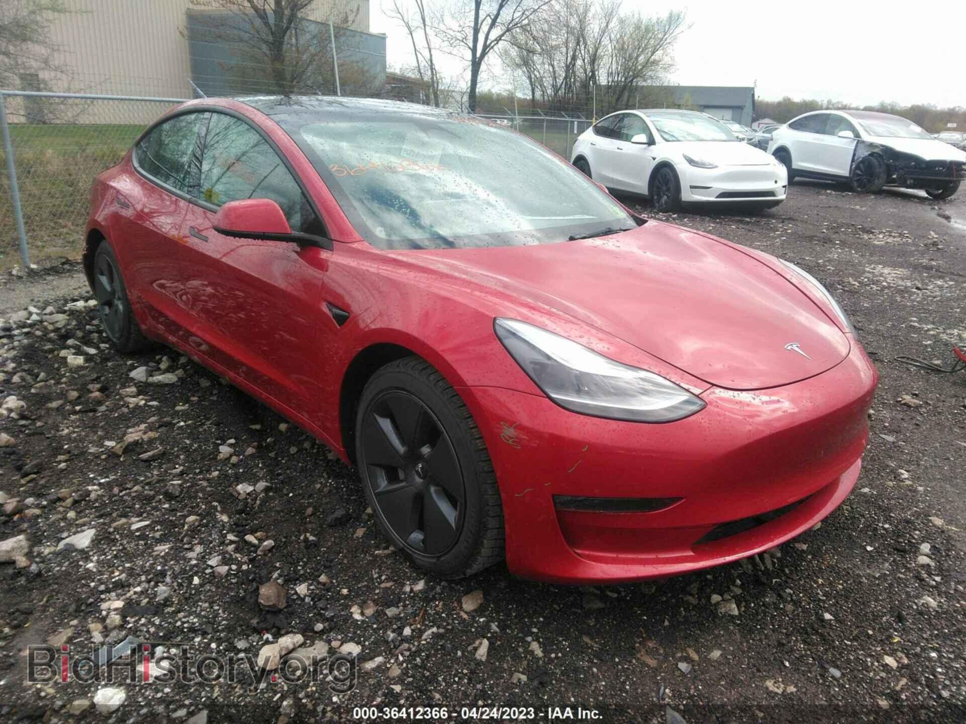 Фотография 5YJ3E1EB8NF182246 - TESLA MODEL 3 2022