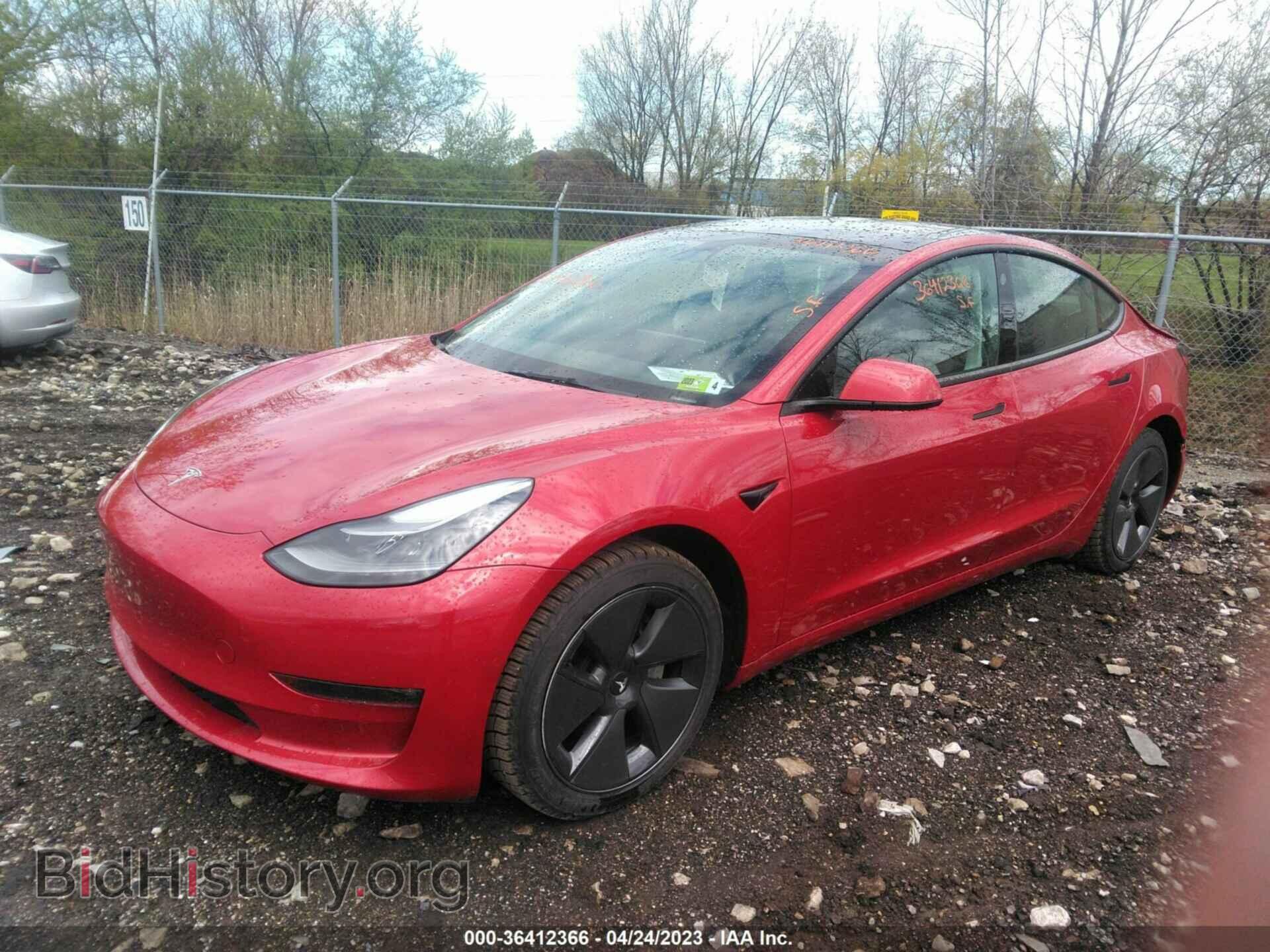 2022 TESLA MODEL 3 - VIN: 5YJ3E1EB8NF182246 - Photo 2
