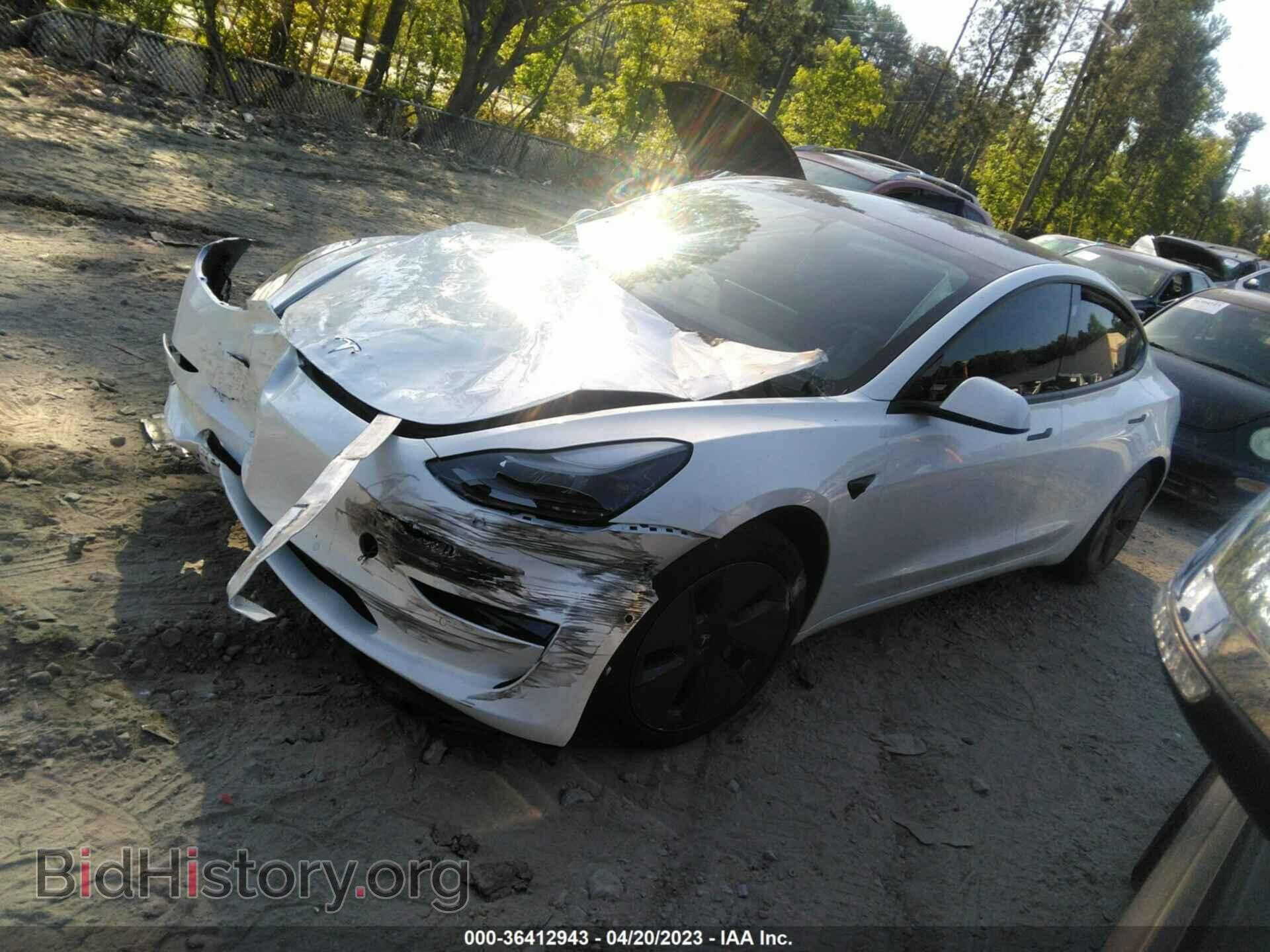 2021 TESLA MODEL 3 - VIN: 5YJ3E1EA7MF090034 - Фото 2