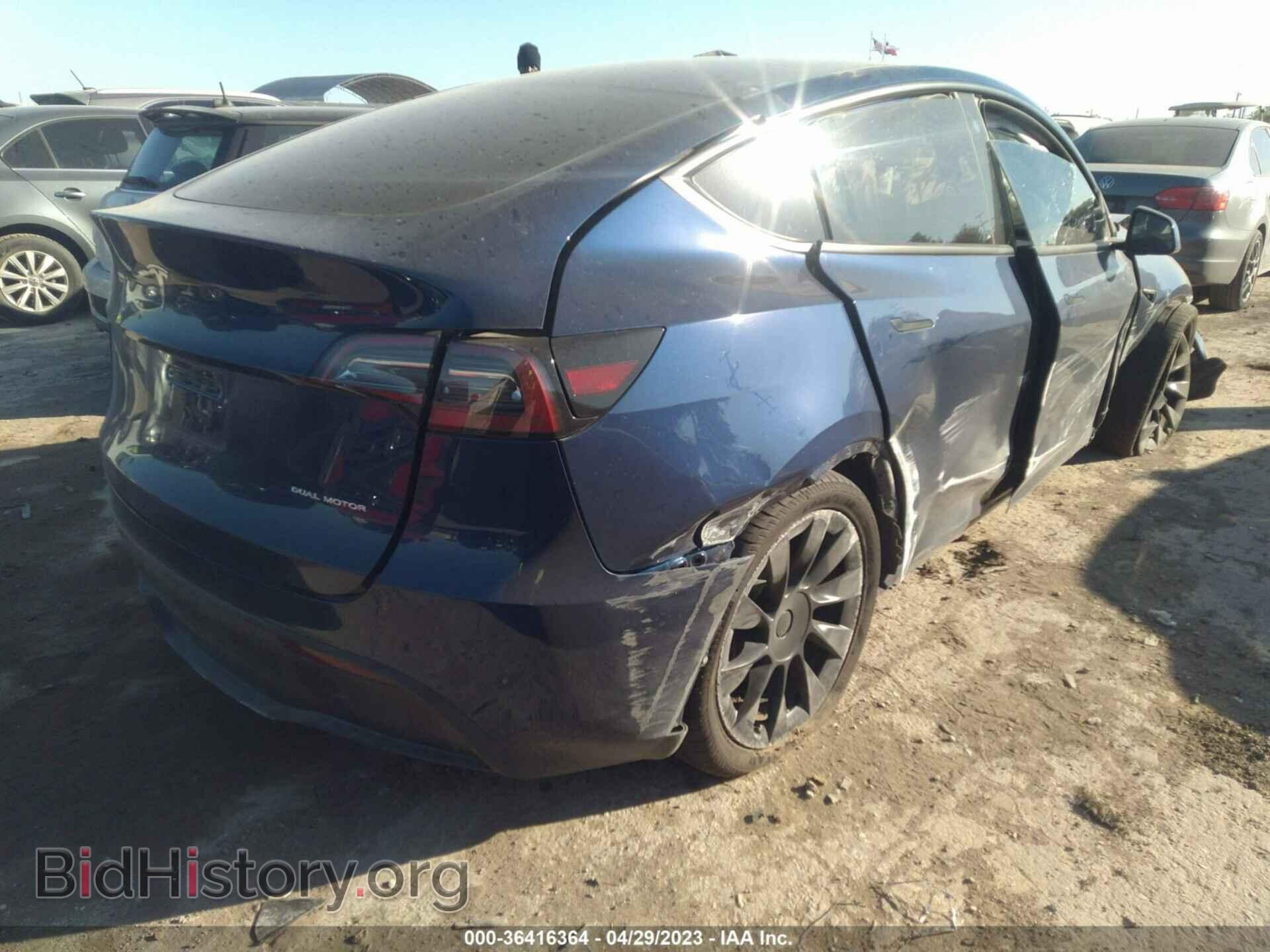 2023 TESLA MODEL Y - VIN: 7SAYGDEEXPF635686 - Фото 4