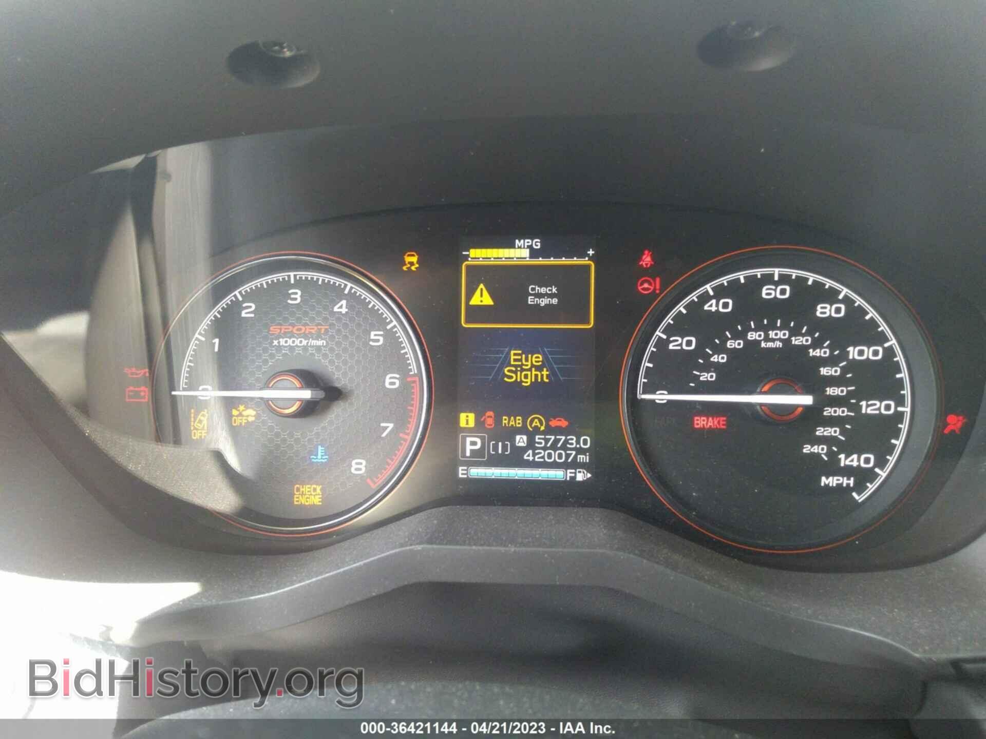 2019 SUBARU FORESTER - VIN: JF2SKAPC2KH421281 - Фото 7