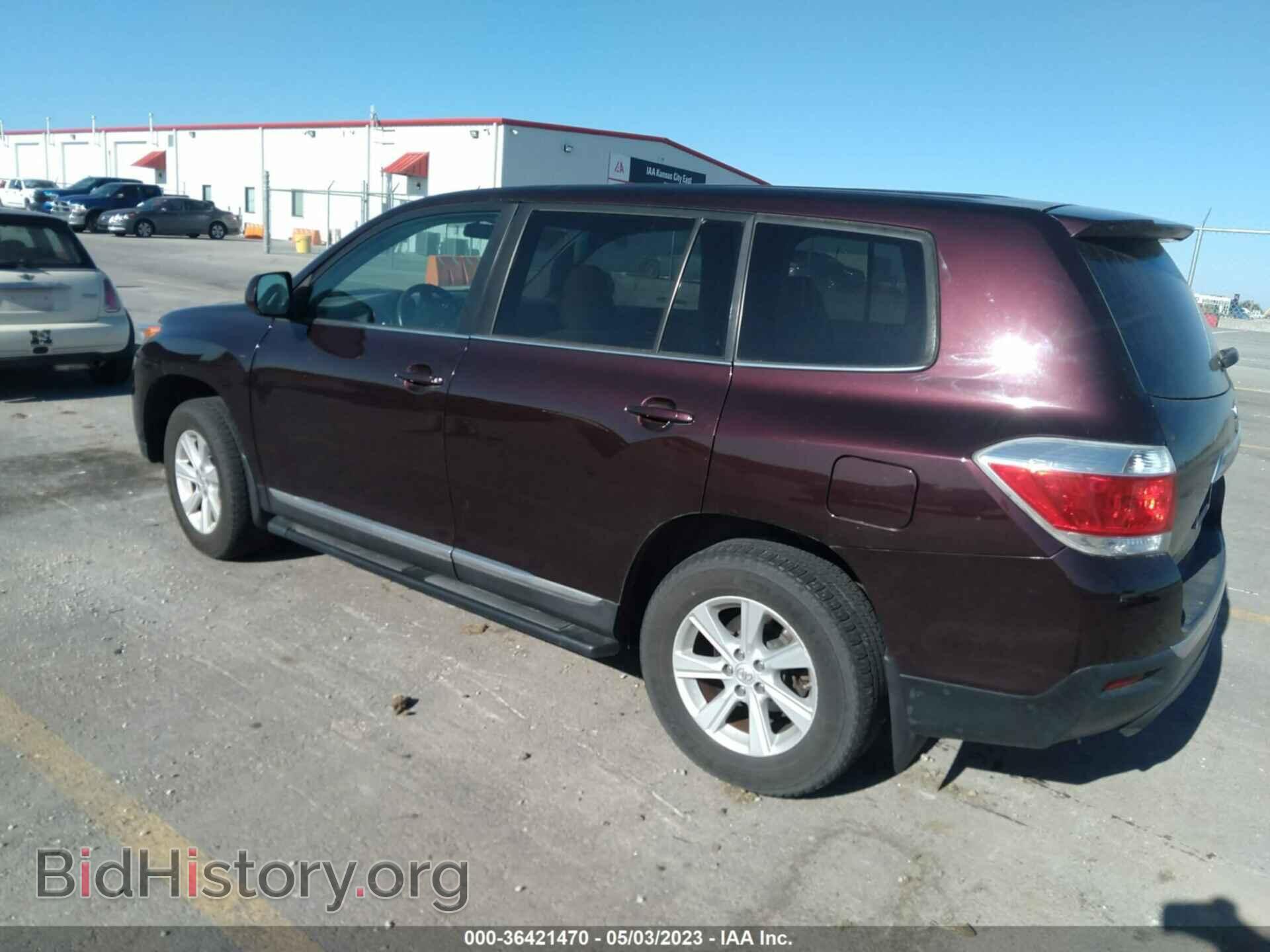 2013 TOYOTA HIGHLANDER - VIN: 5TDBK3EH8DS243657 - Фото 3