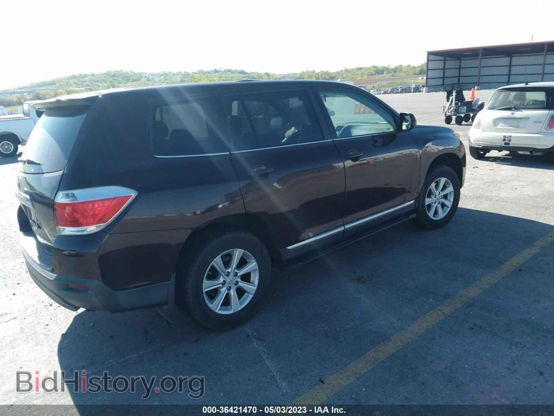 2013 TOYOTA HIGHLANDER - VIN: 5TDBK3EH8DS243657 - Фото 4