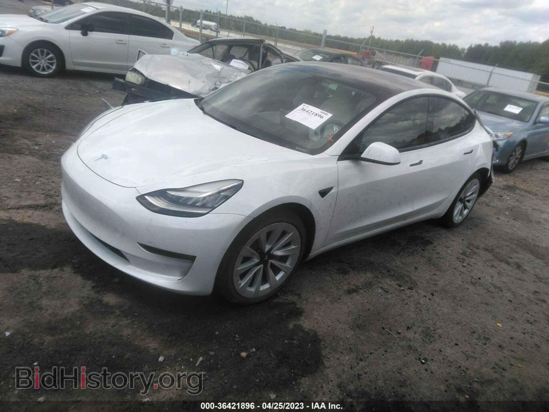 2021 TESLA MODEL 3 - VIN: 5YJ3E1EB6MF856196 - Photo 2