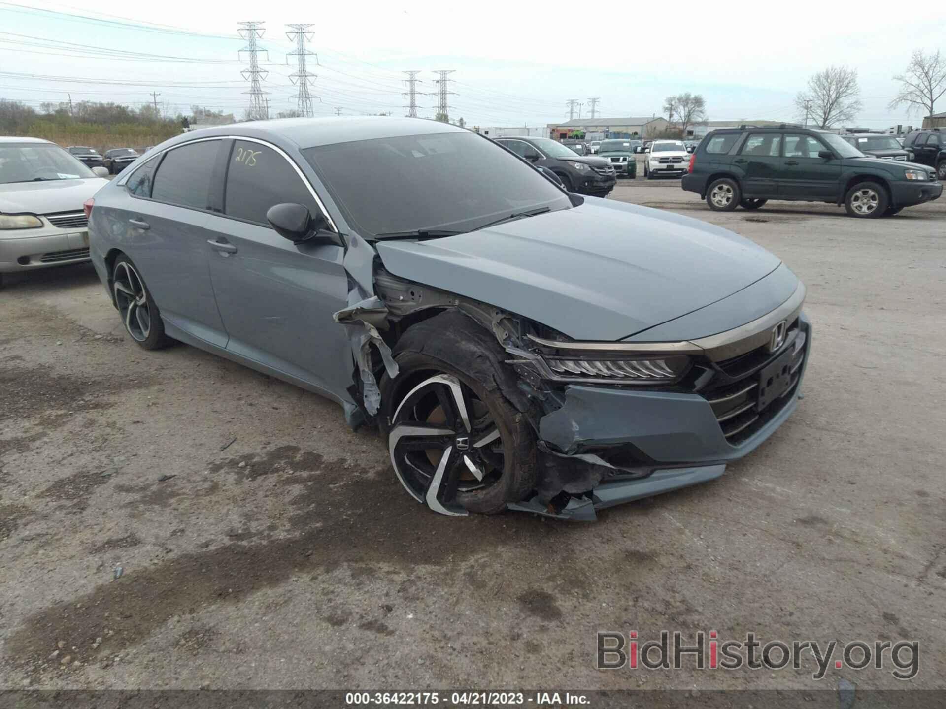 Photo 1HGCV1F46MA012590 - HONDA ACCORD SEDAN 2021