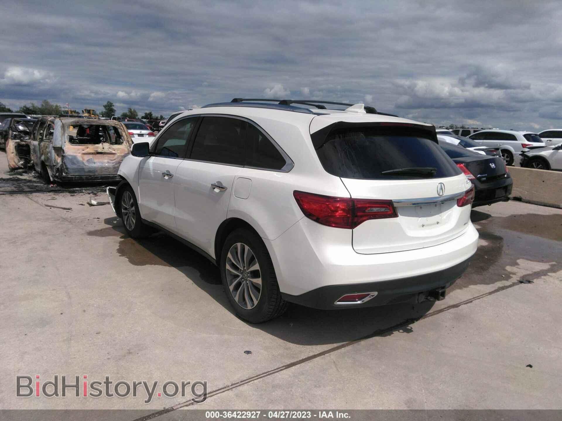 2015 ACURA MDX - VIN: 5FRYD4H47FB011432 - Фото 3