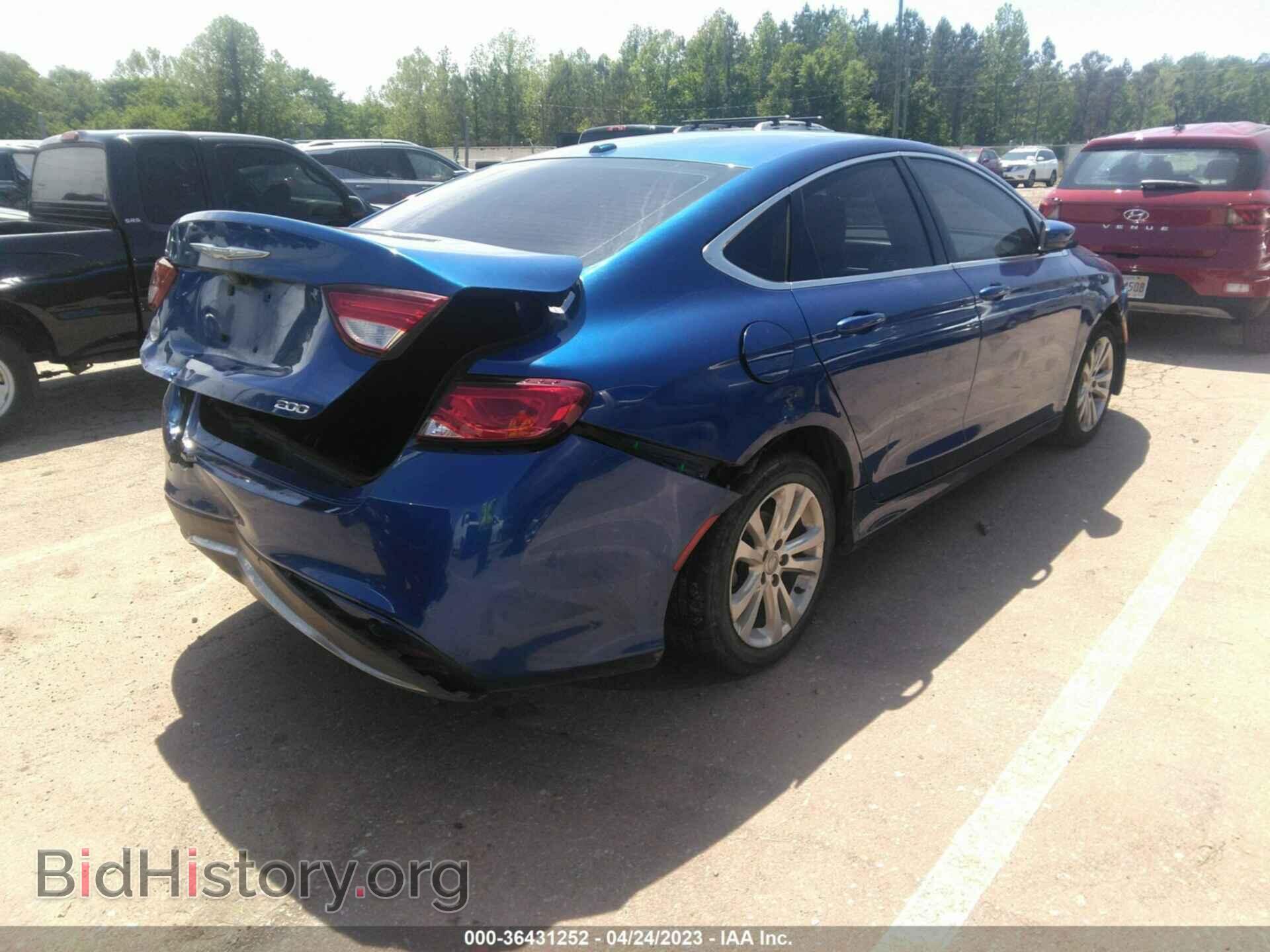2016 CHRYSLER 200 - VIN: 1C3CCCAB7GN168192 - Фото 4
