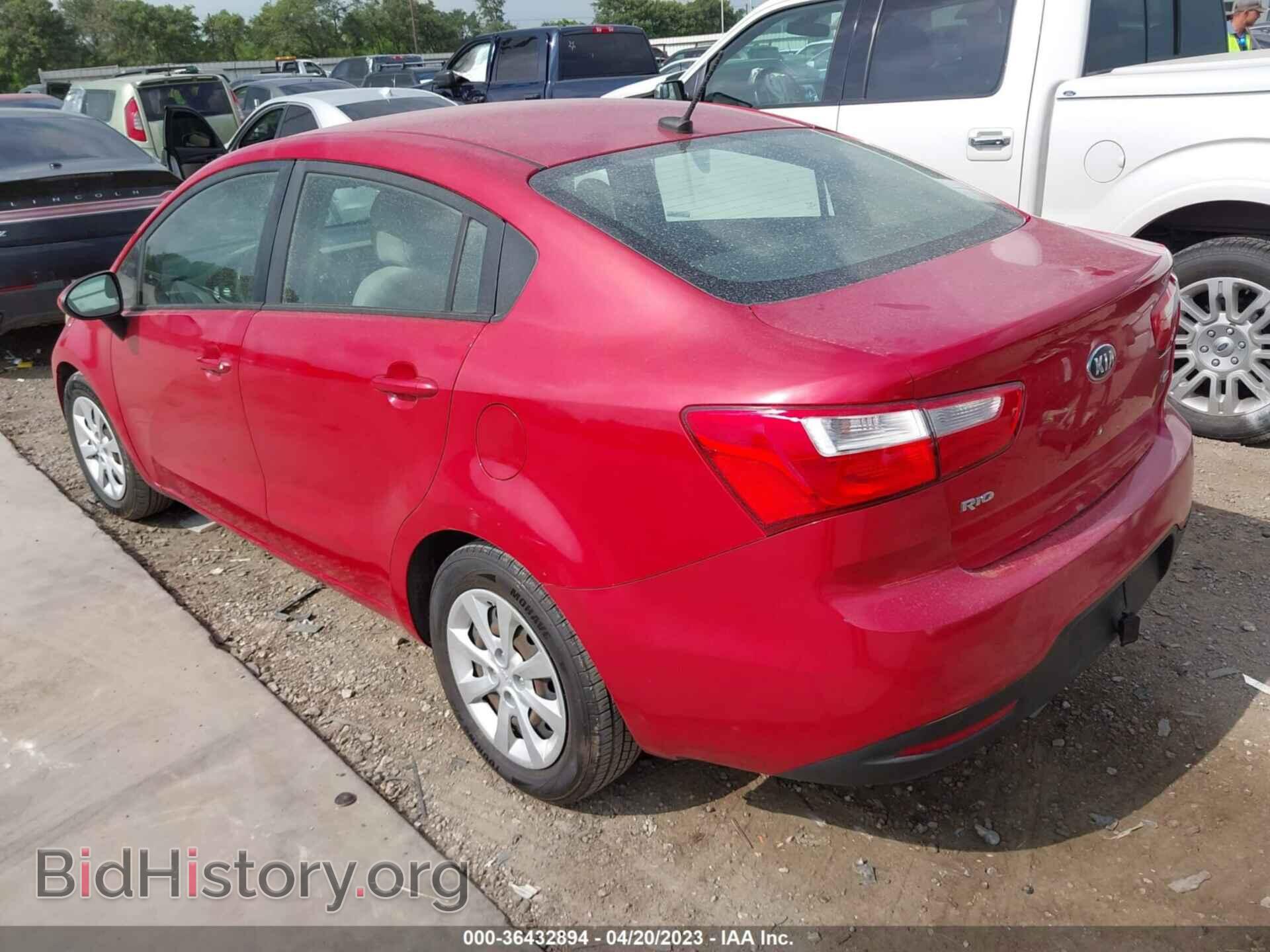 2014 KIA RIO - VIN: KNADM4A36E6398421 - Фото 3