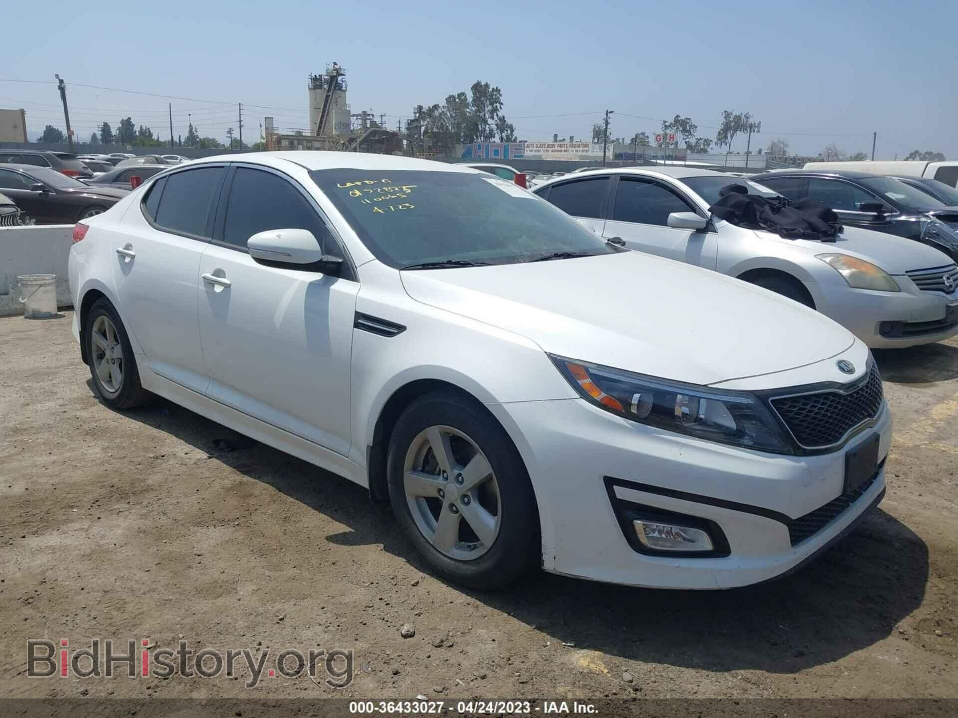 Фотография KNAGM4A78F5546706 - KIA OPTIMA 2015