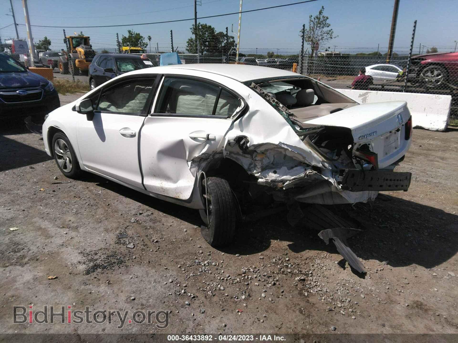 2015 HONDA CIVIC - VIN: 19XFB2F59FE267351 - Фото 3