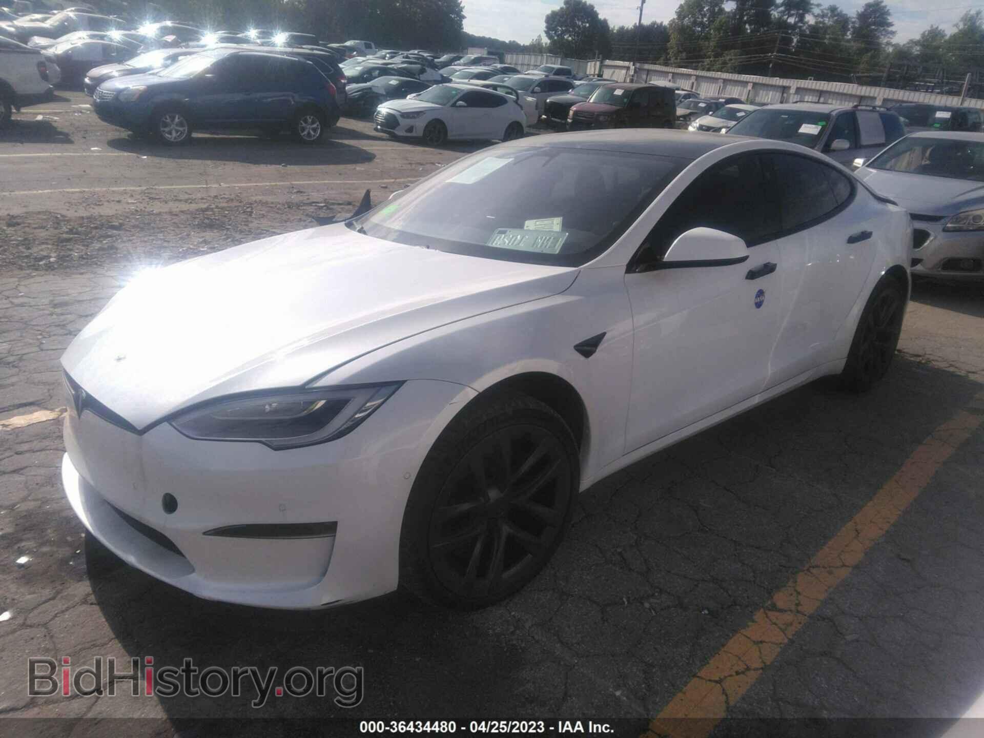 2021 TESLA MODEL S - VIN: 5YJSA1E65MF453403 - Фото 2