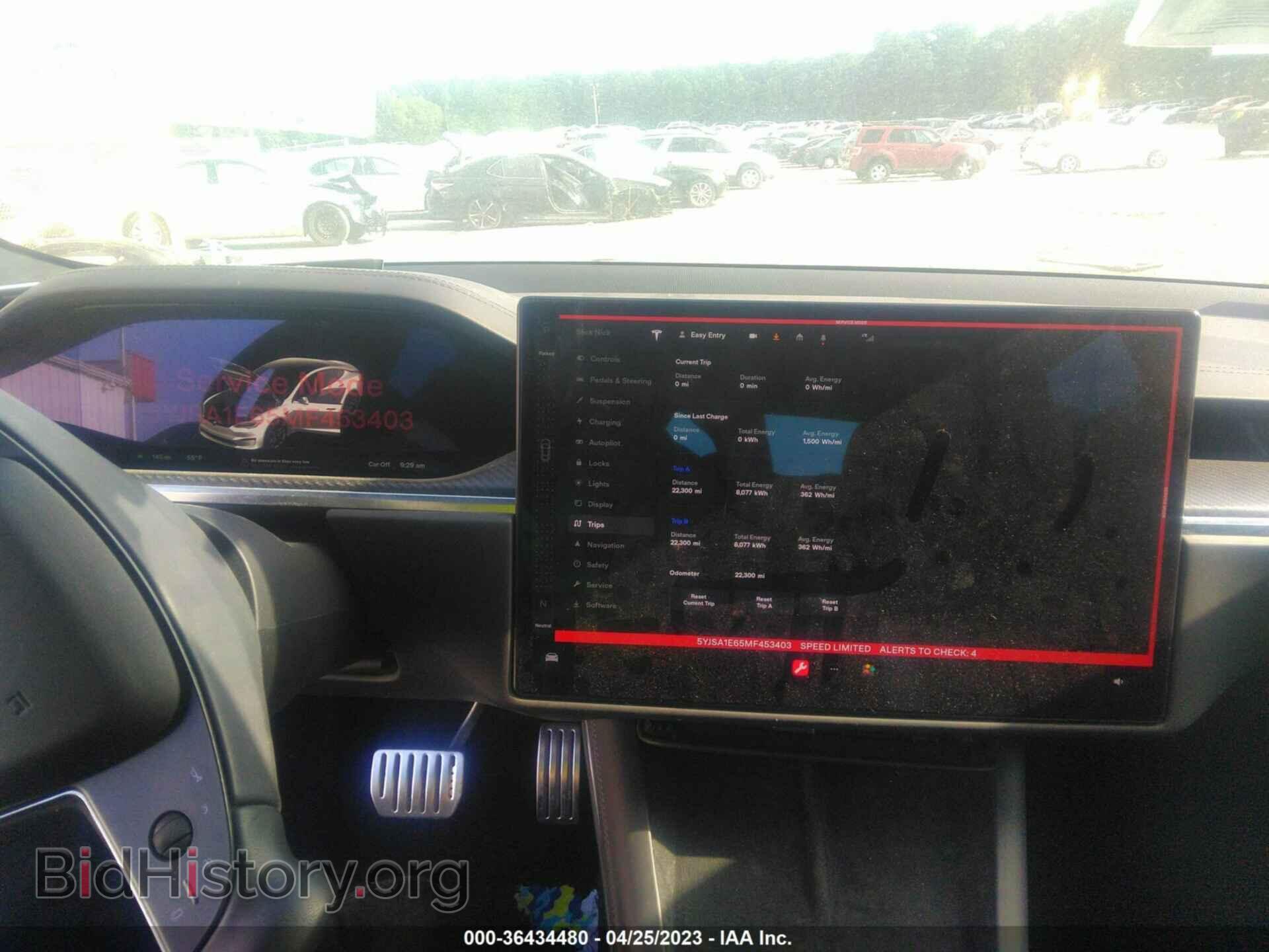 2021 TESLA MODEL S - VIN: 5YJSA1E65MF453403 - Фото 7