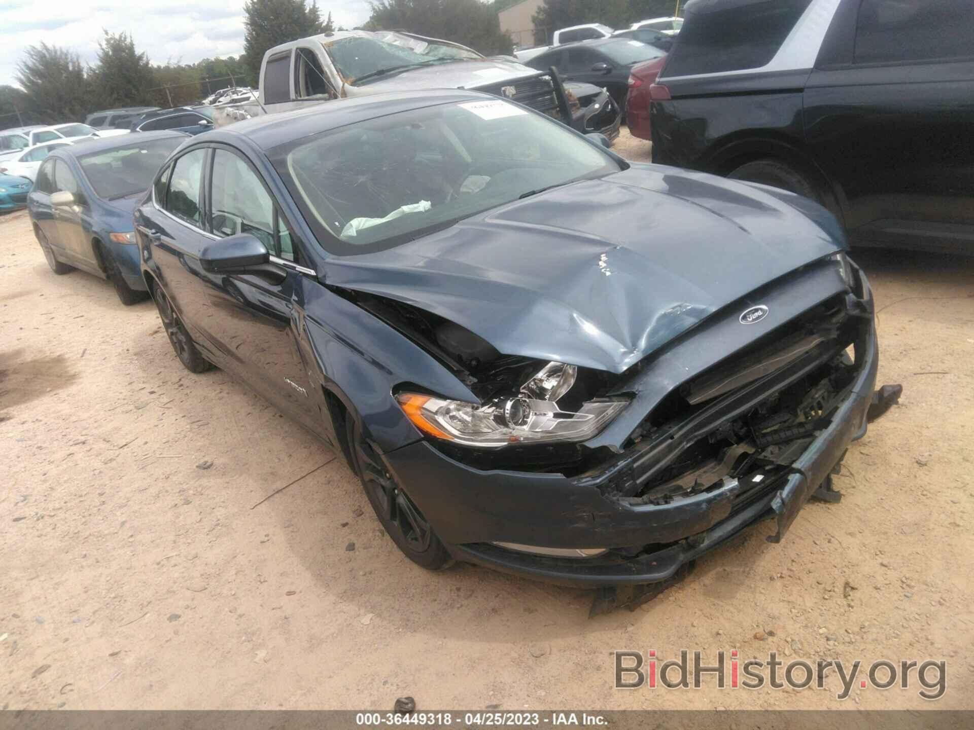 Photo 3FA6P0LU1JR219917 - FORD FUSION HYBRID 2018