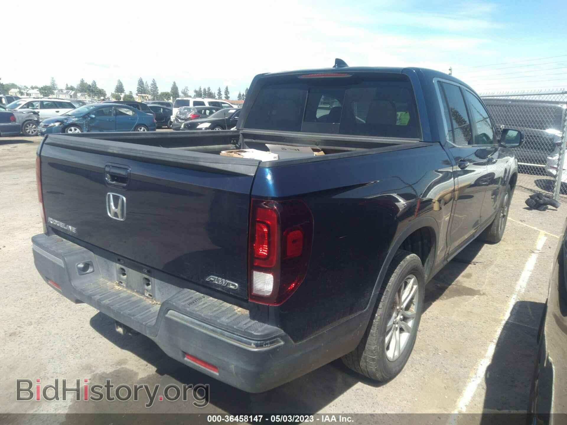 2019 HONDA RIDGELINE - VIN: 5FPYK3F51KB005978 - Фото 4