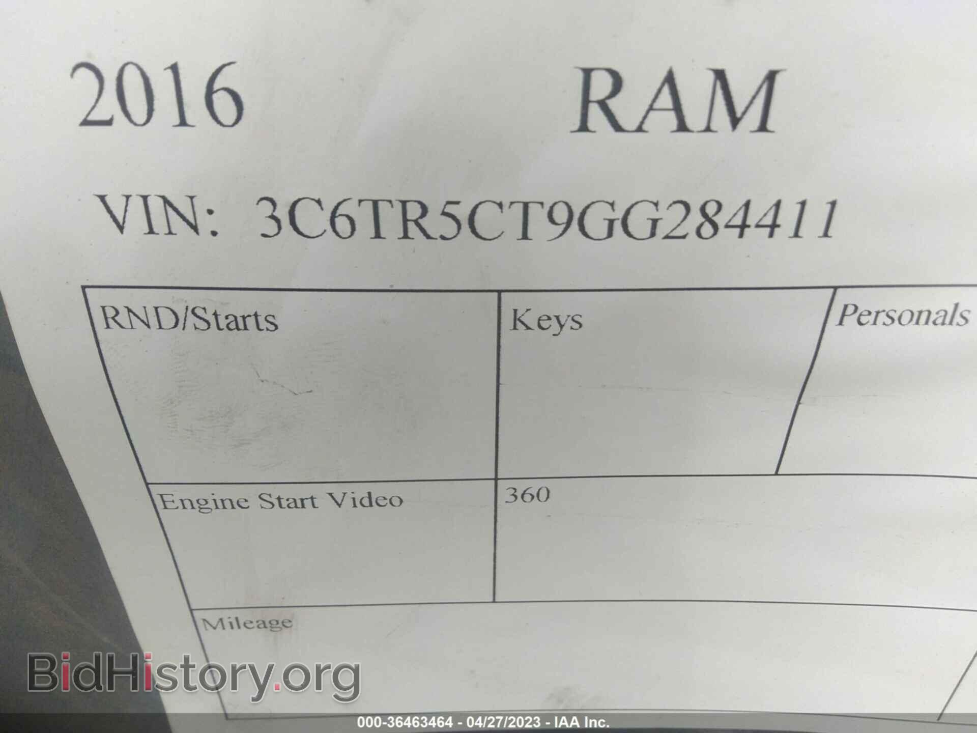 2016 RAM 2500 - VIN: 3C6TR5CT9GG284411 - Фото 9