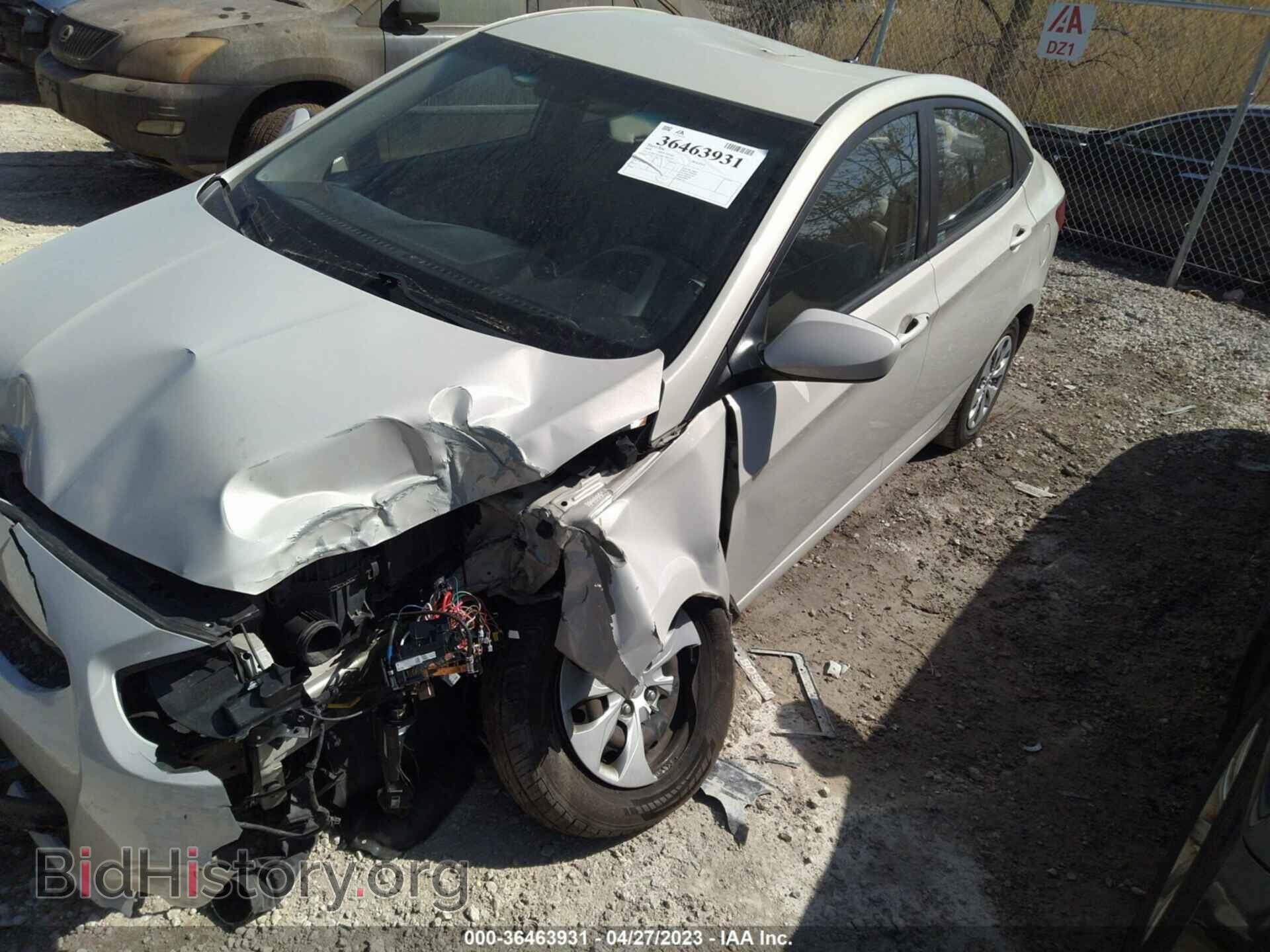 2016 HYUNDAI ACCENT - VIN: KMHCT4AE2GU981727 - Фото 2