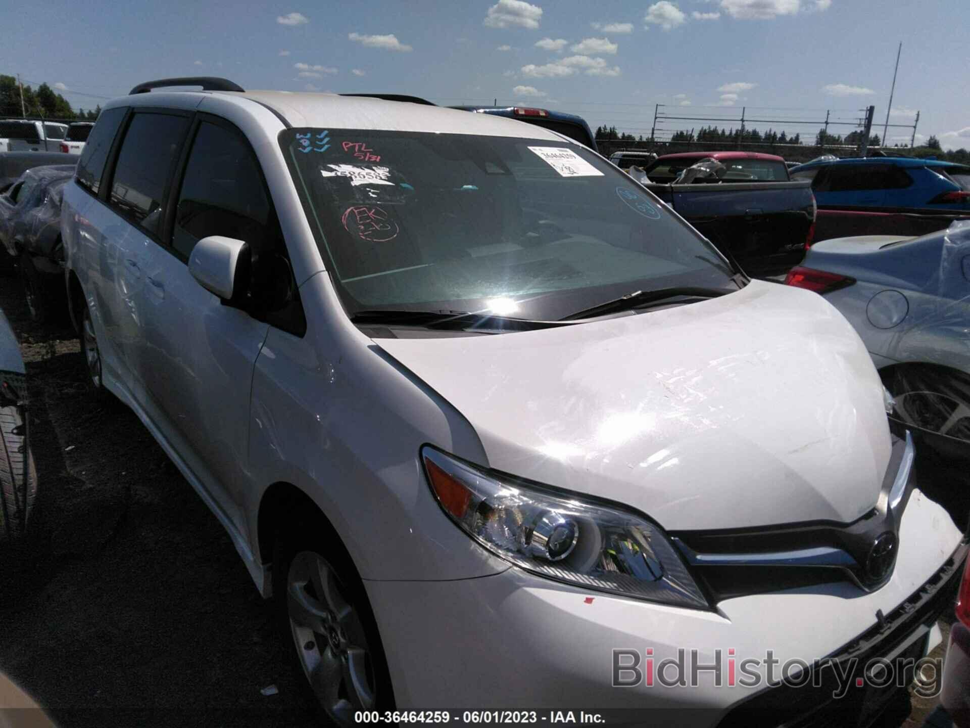 Photo 5TDKZ3DCXJS907146 - TOYOTA SIENNA 2018