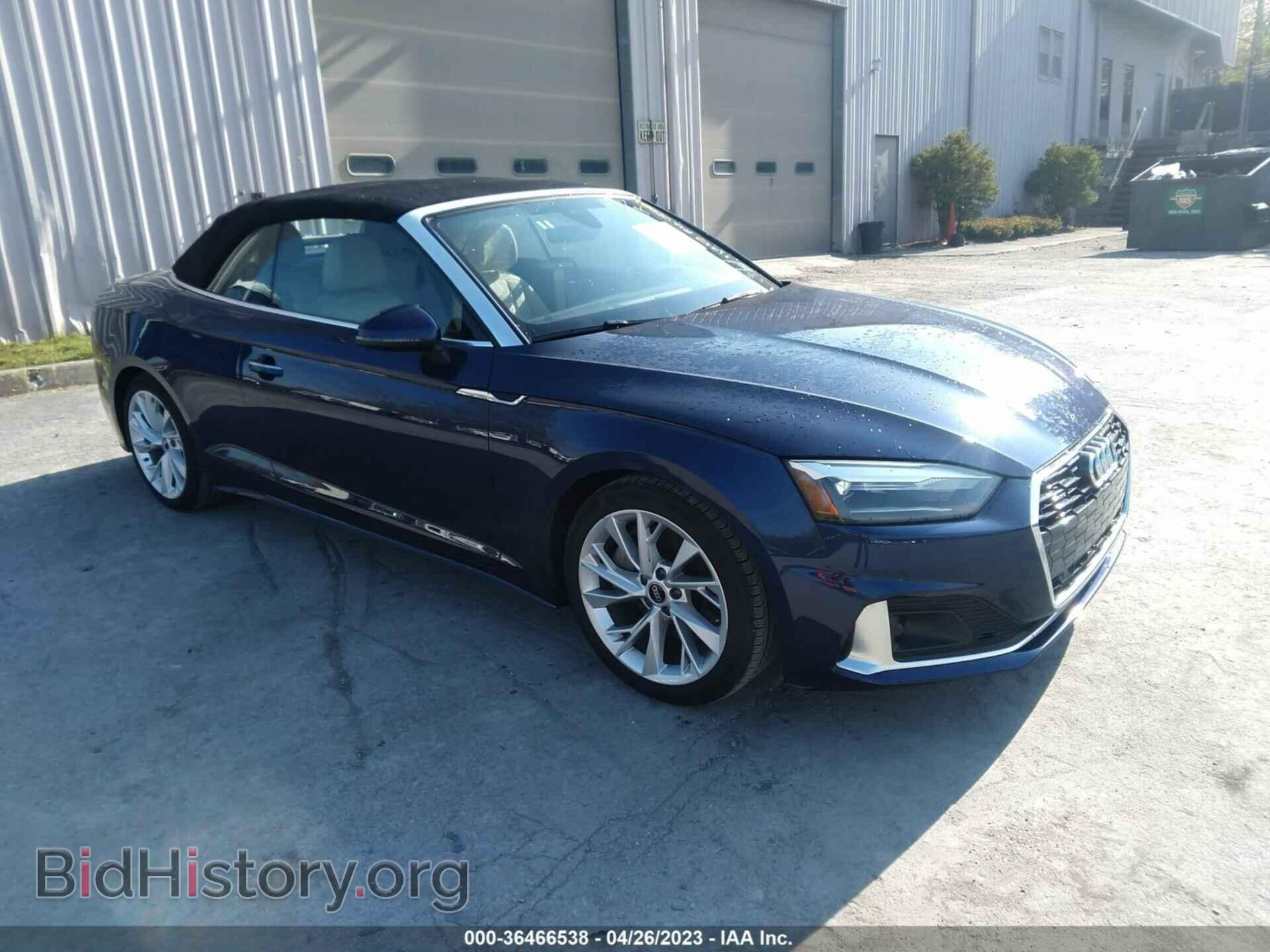 Photo WAU2AGF52NN007735 - AUDI A5 CABRIOLET 2022