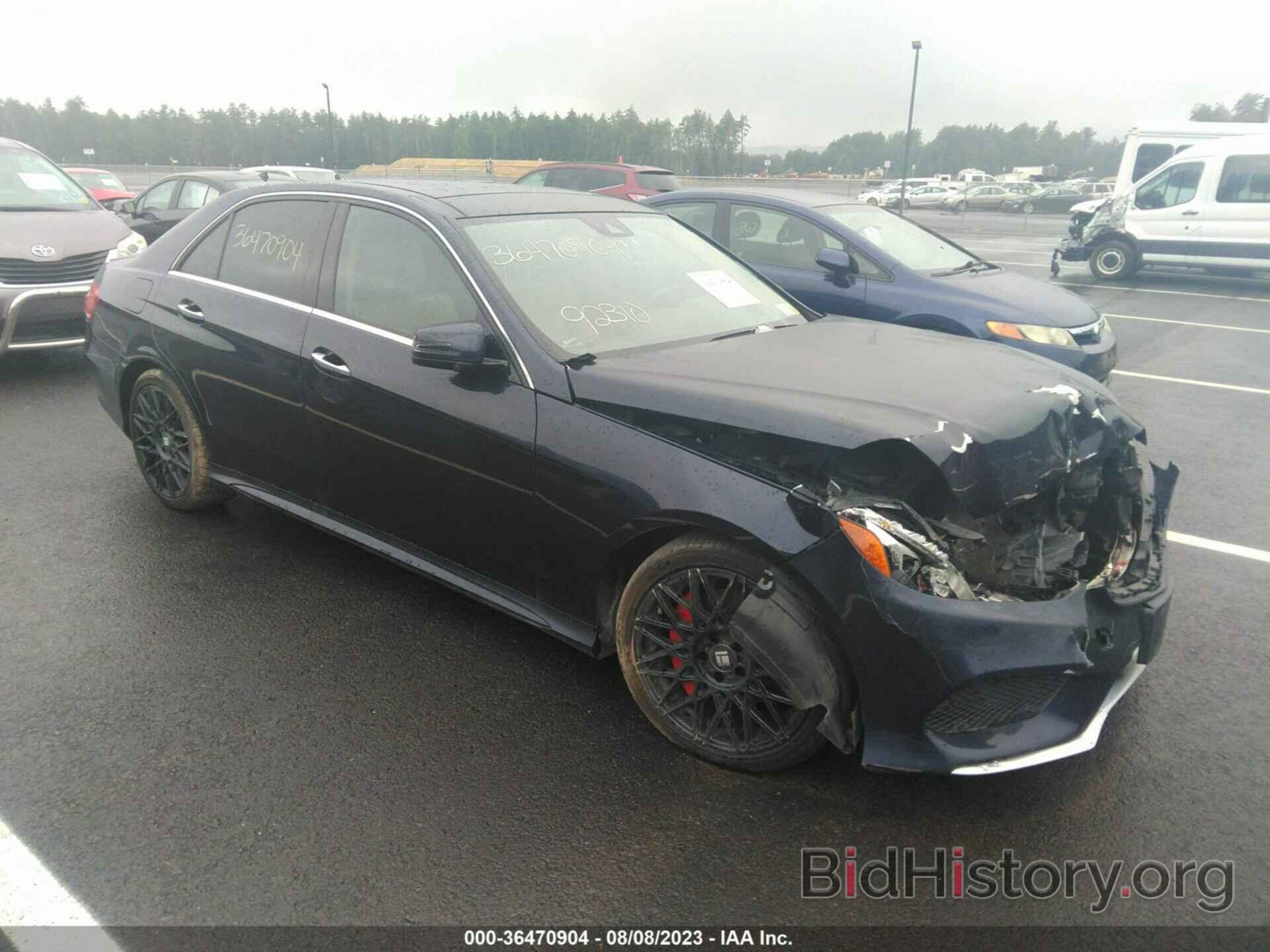 Photo WDDHF8JB2FB143955 - MERCEDES-BENZ E-CLASS 2015