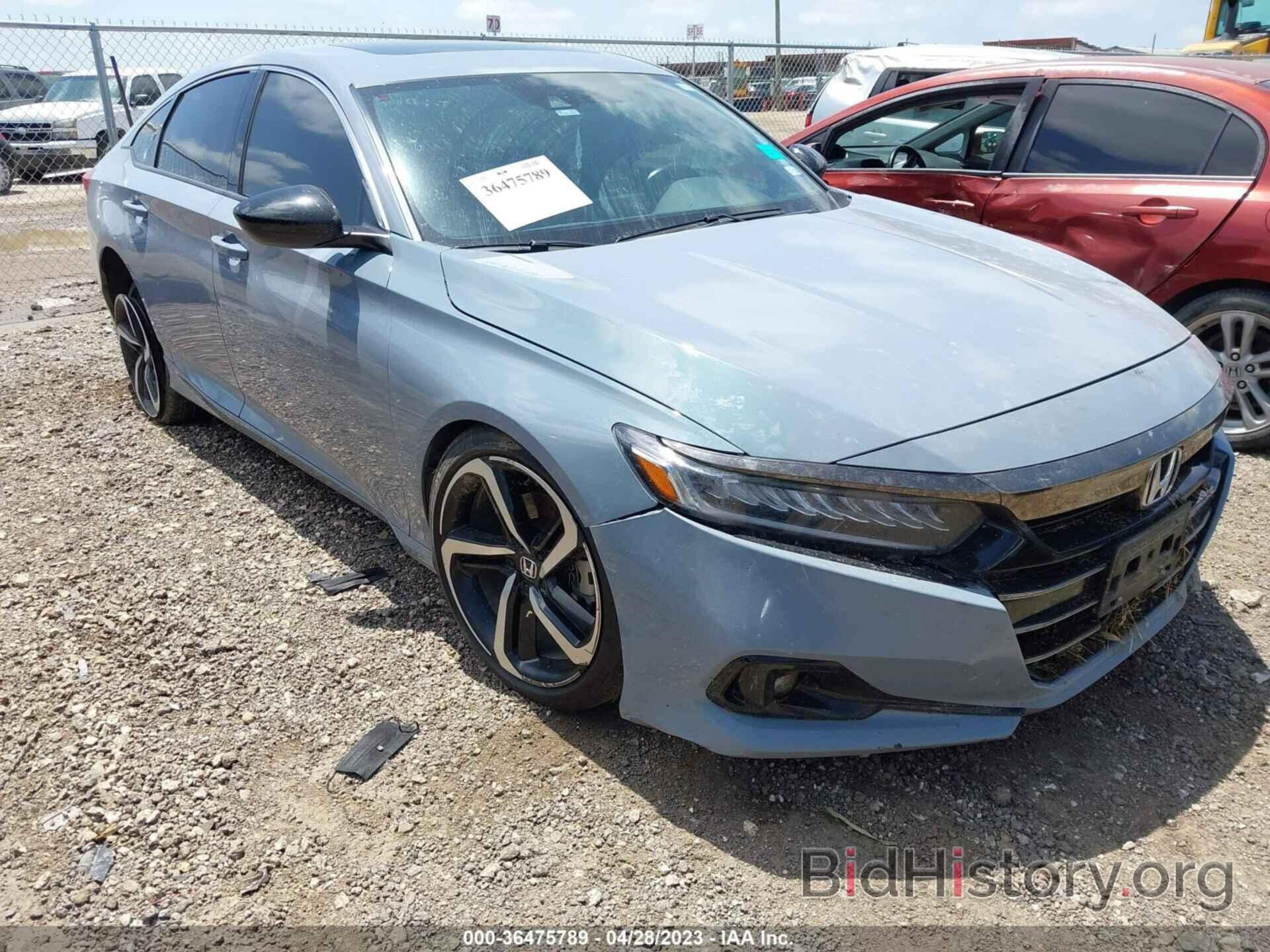 Photo 1HGCV2F33MA012964 - HONDA ACCORD SEDAN 2021