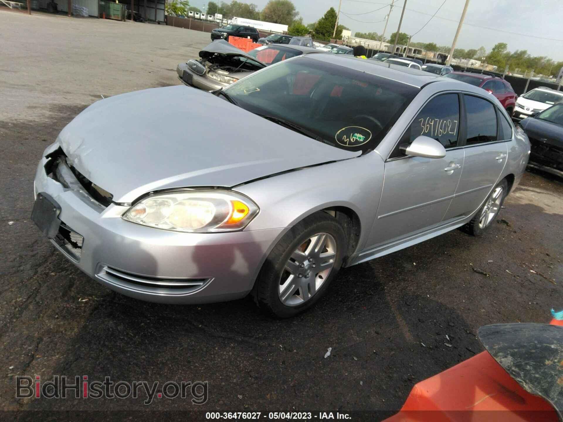 2013 CHEVROLET IMPALA - VIN: 2G1WG5E36D1250576 - Фото 2