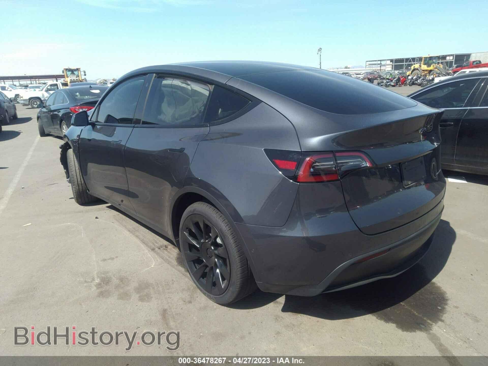 2022 TESLA MODEL Y - VIN: 7SAYGDEE5NF400612 - Фото 3