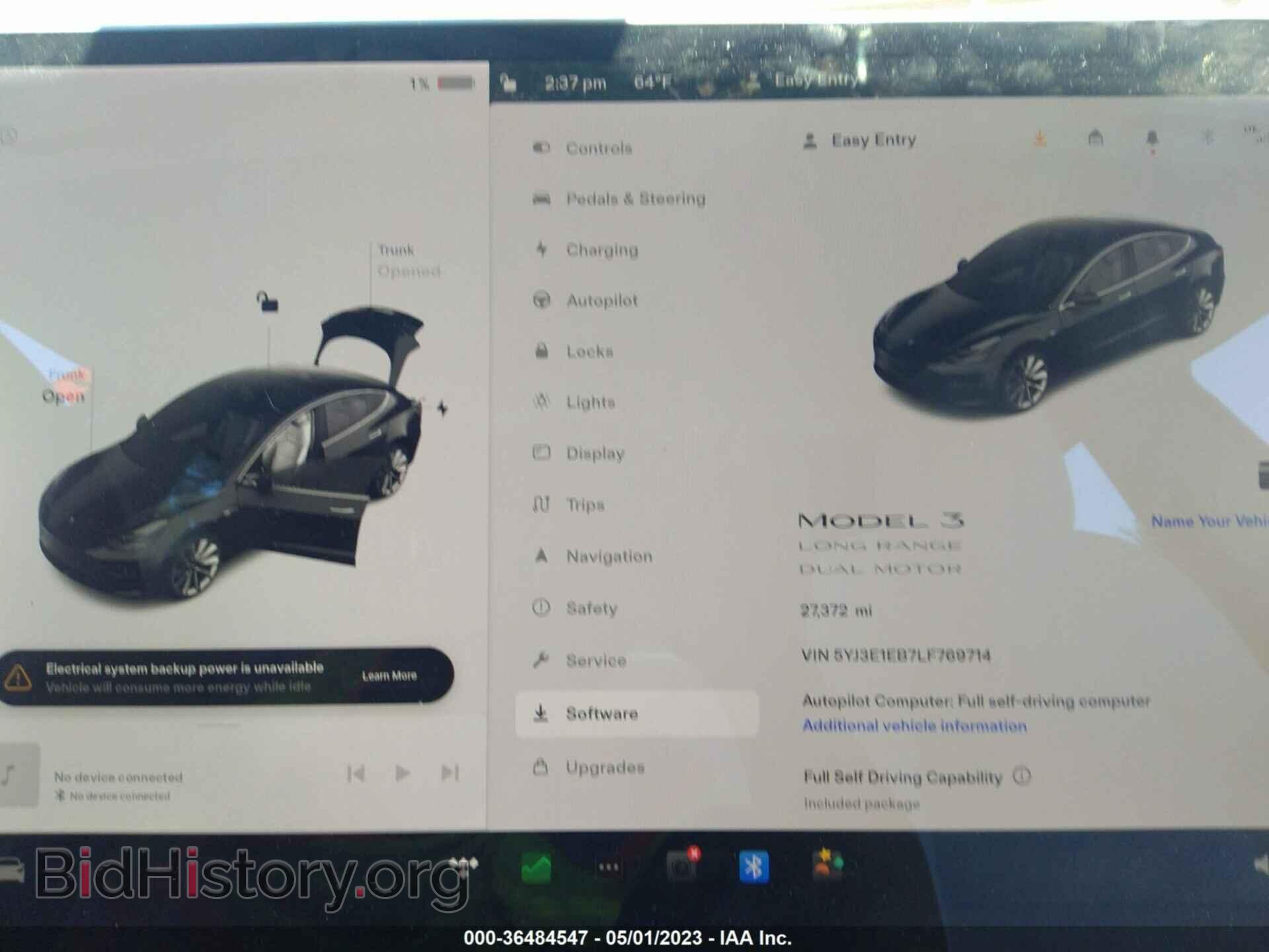2020 TESLA MODEL 3 - VIN: 5YJ3E1EB7LF769714 - Photo 7