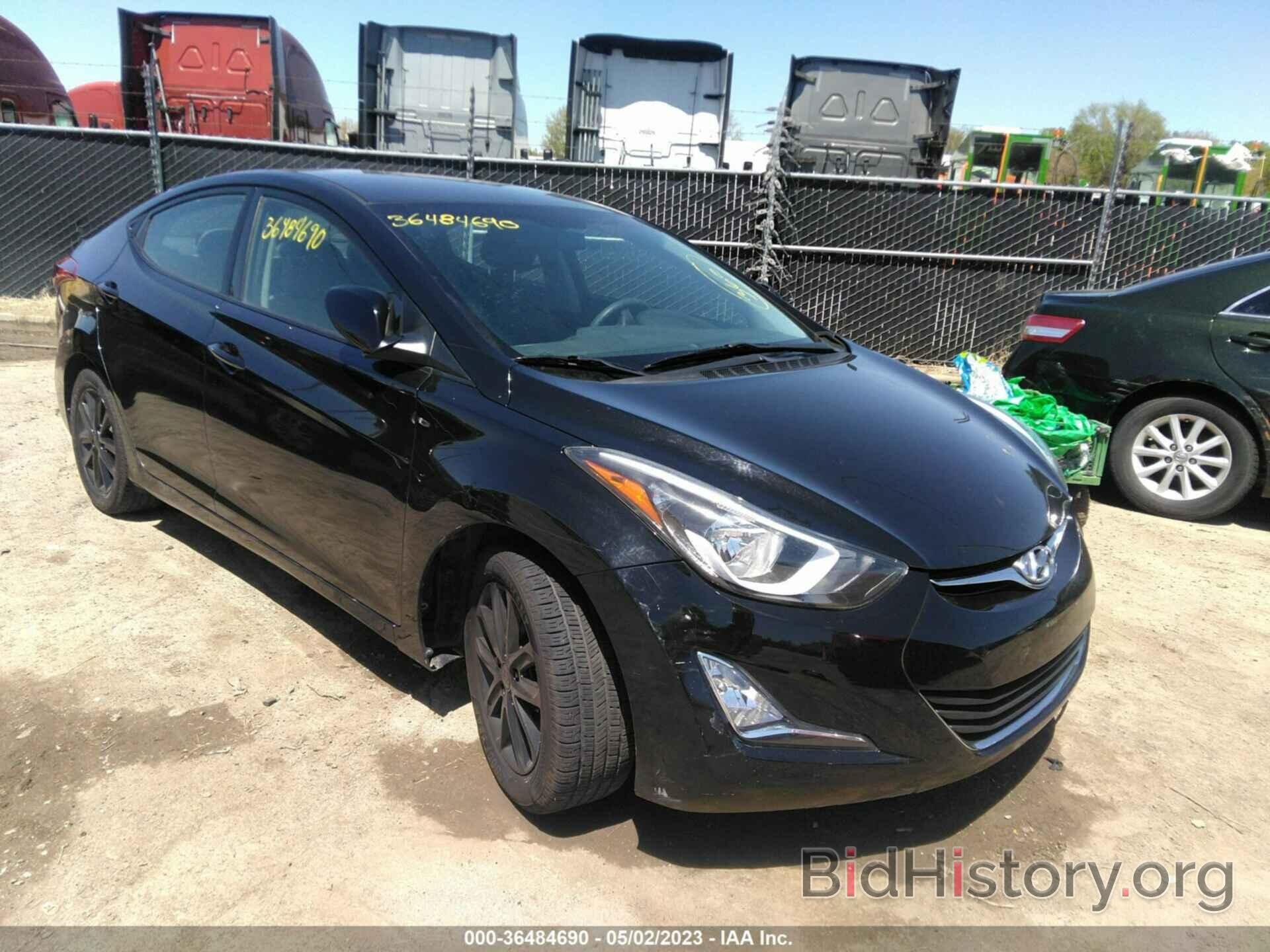 Фотография 5NPDH4AE4GH786801 - HYUNDAI ELANTRA 2016