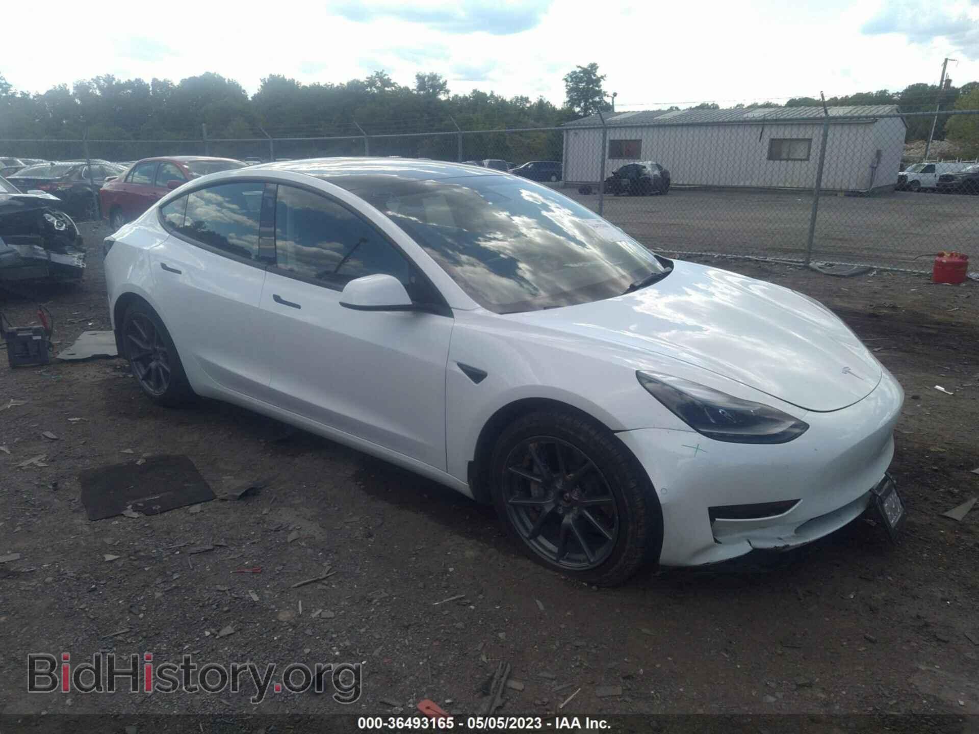 Фотография 5YJ3E1EB5NF112137 - TESLA MODEL 3 2022